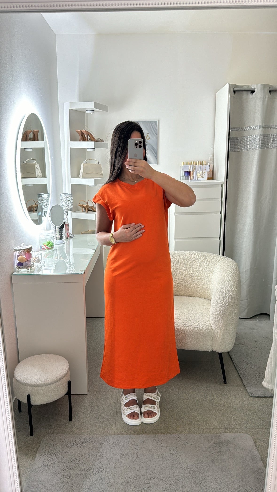 Robe tee shirt Samia