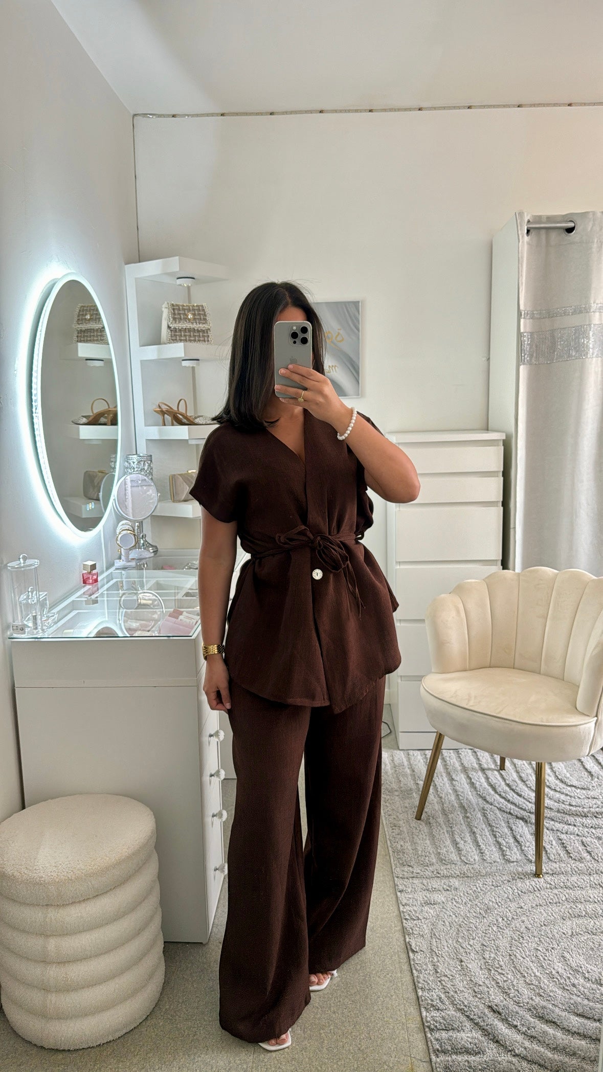 Ensemble Jasmin marron