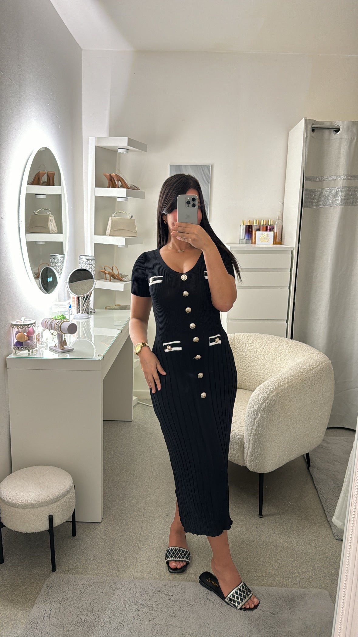Robe façon Sandro noir