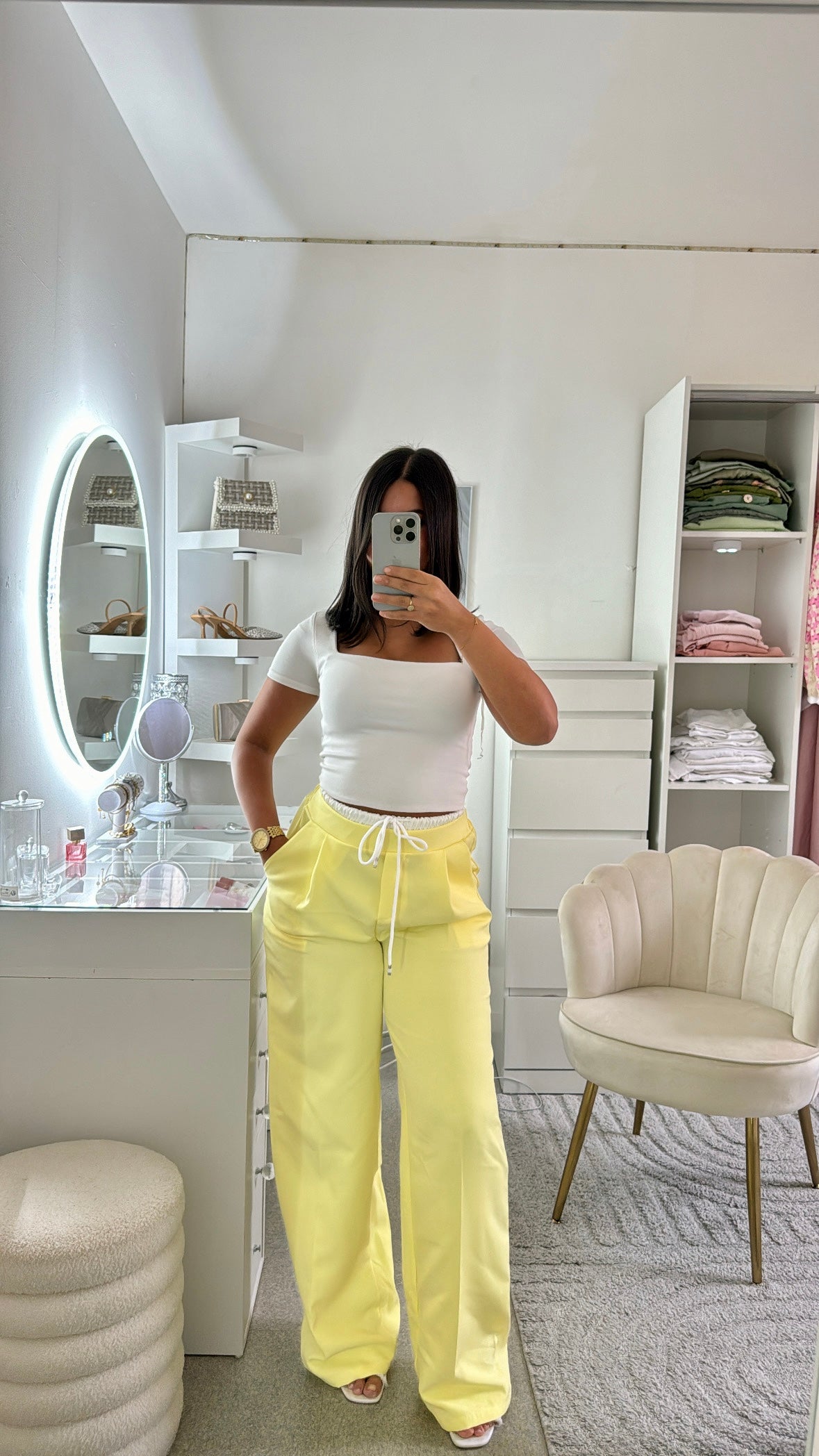 Pantalon Najla jaune