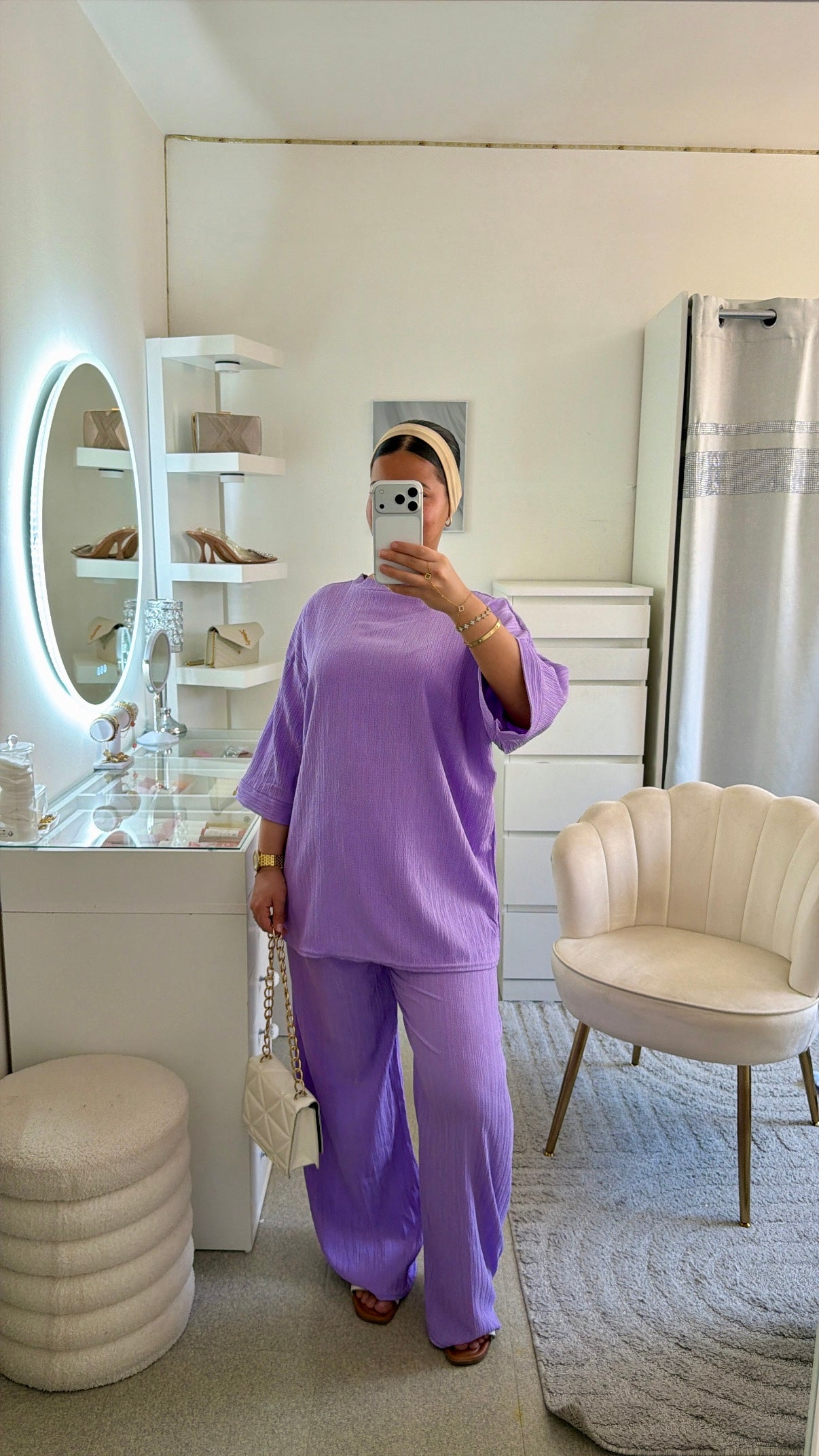 Ensemble t shirt lilas