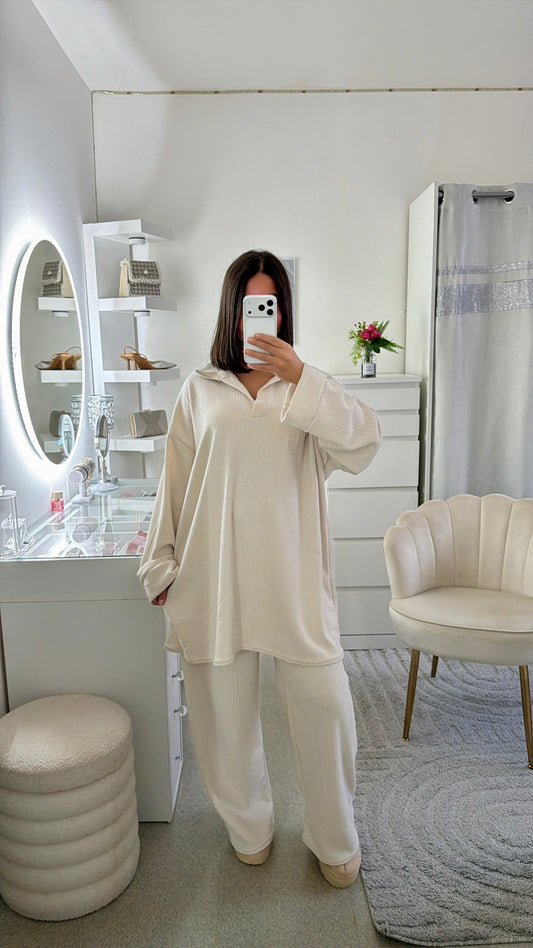 Ensemble Zara en beige