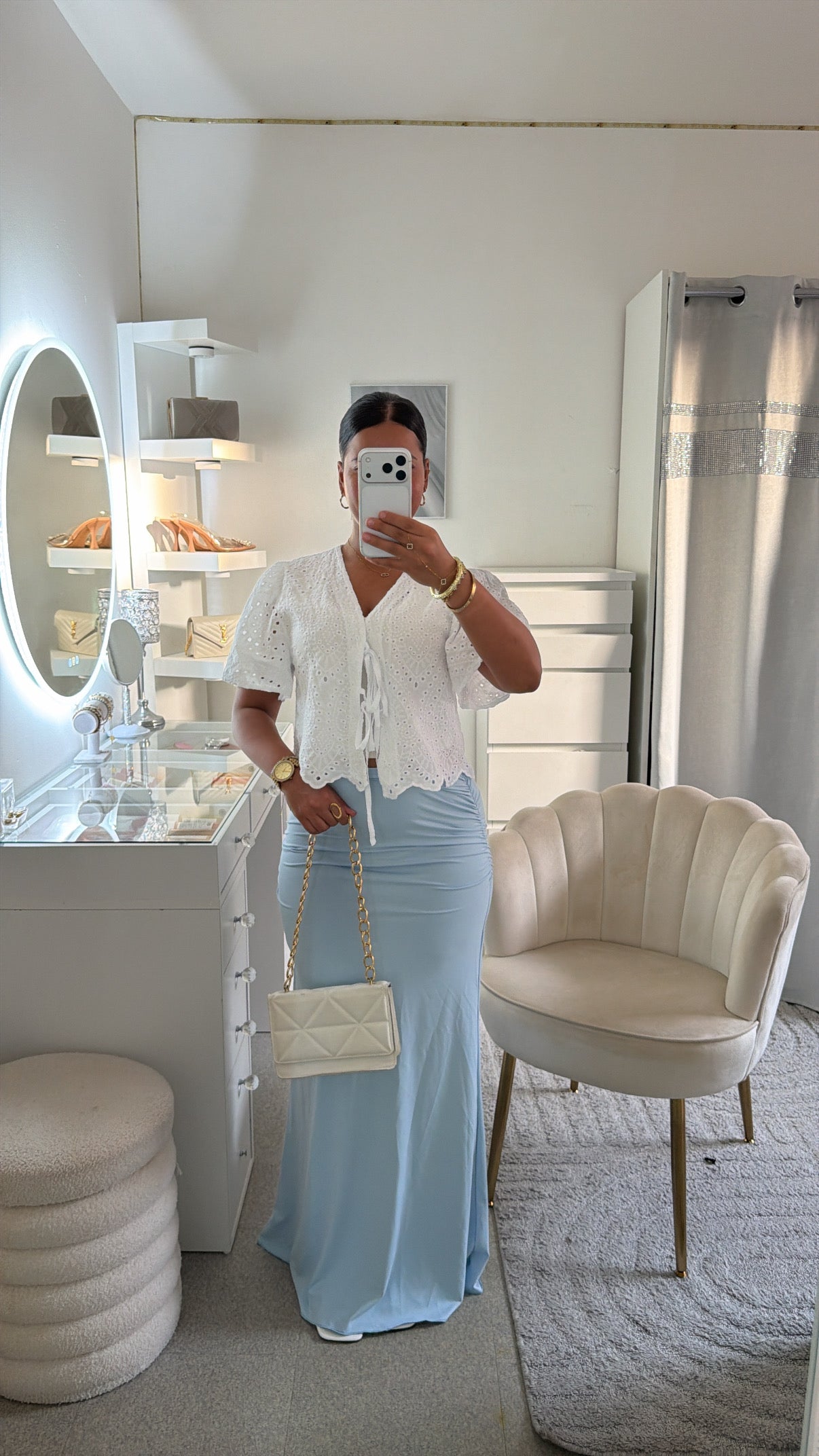 Top Hawa en blanc