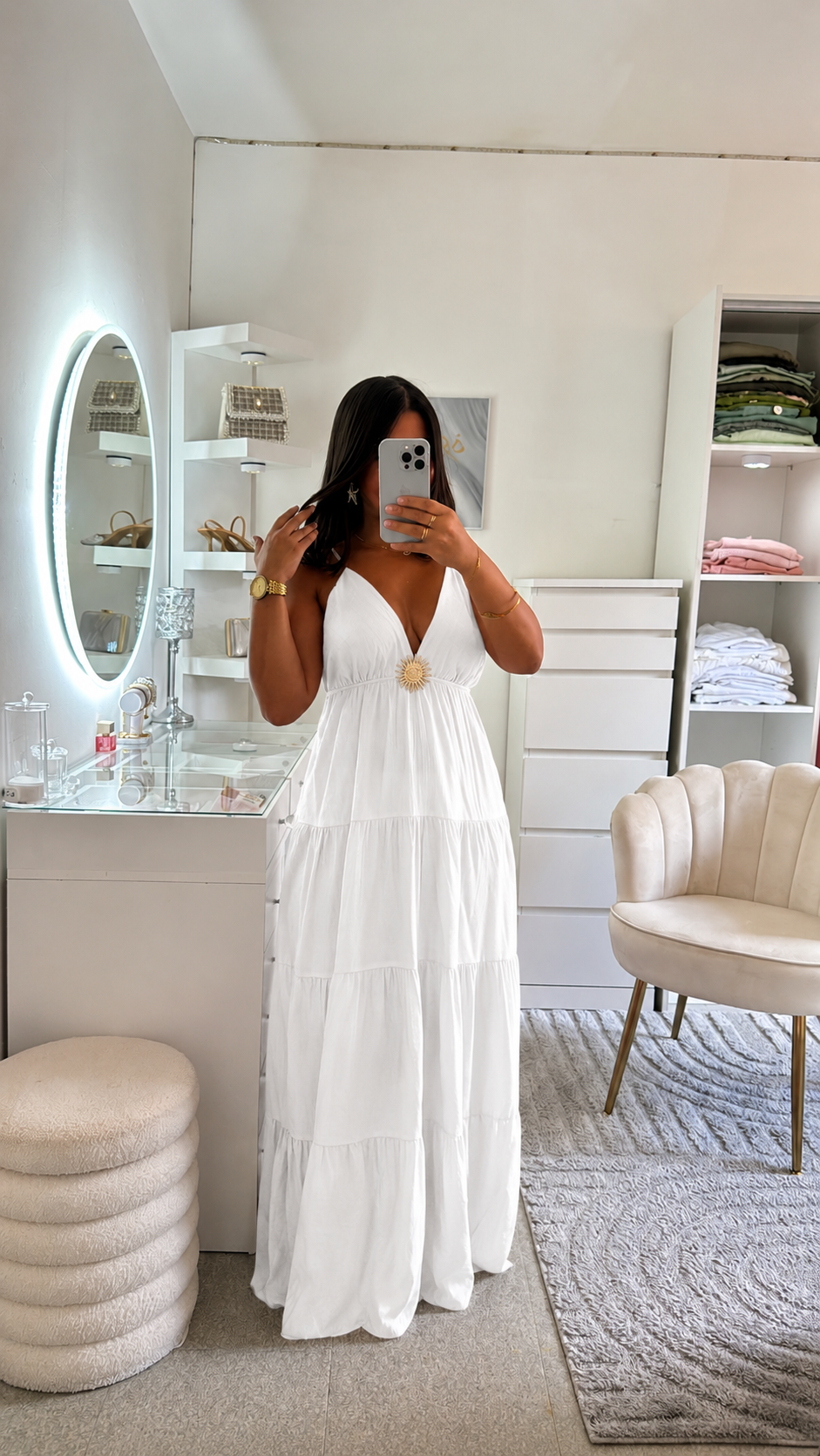 Robe Lilia en blanche