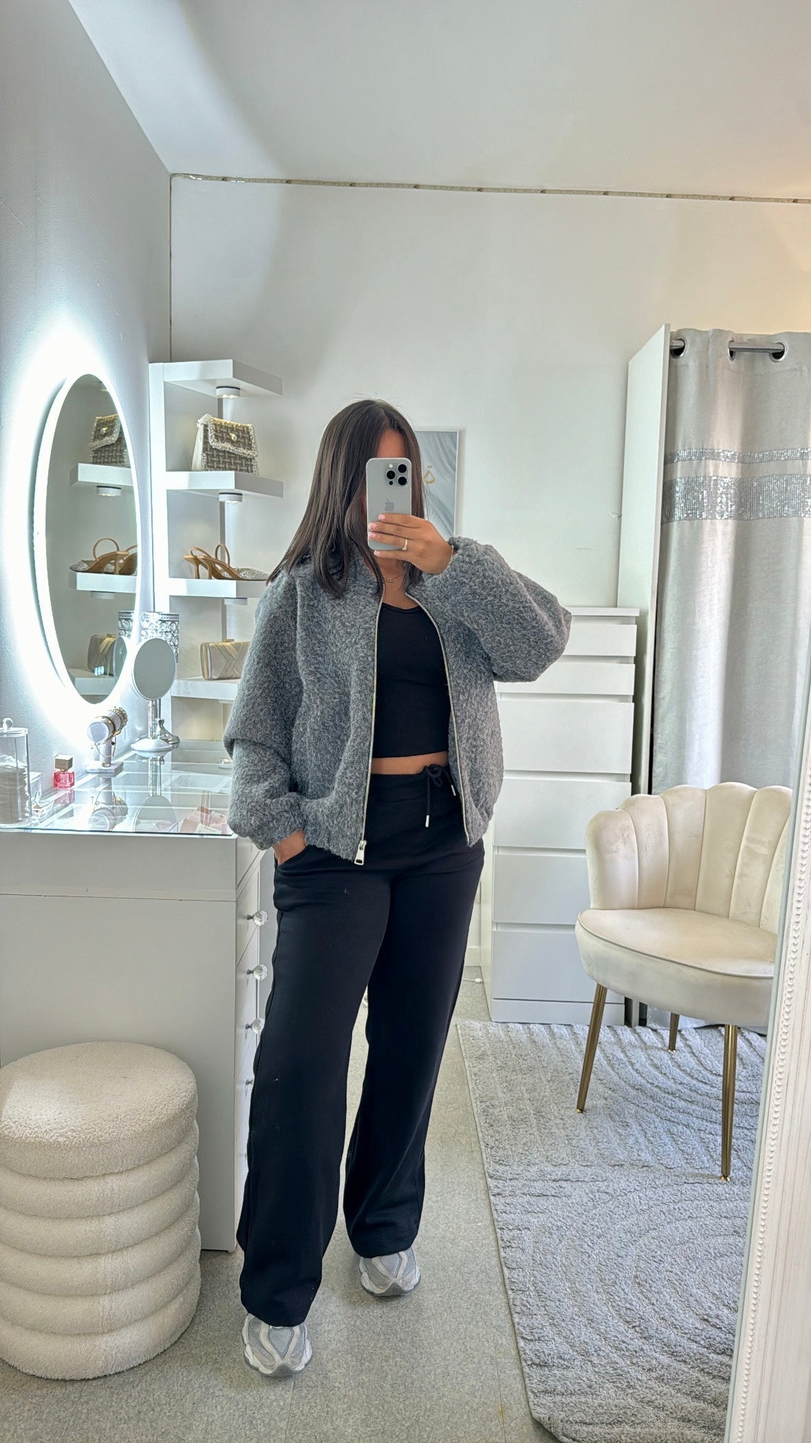 Veste Mouna gris