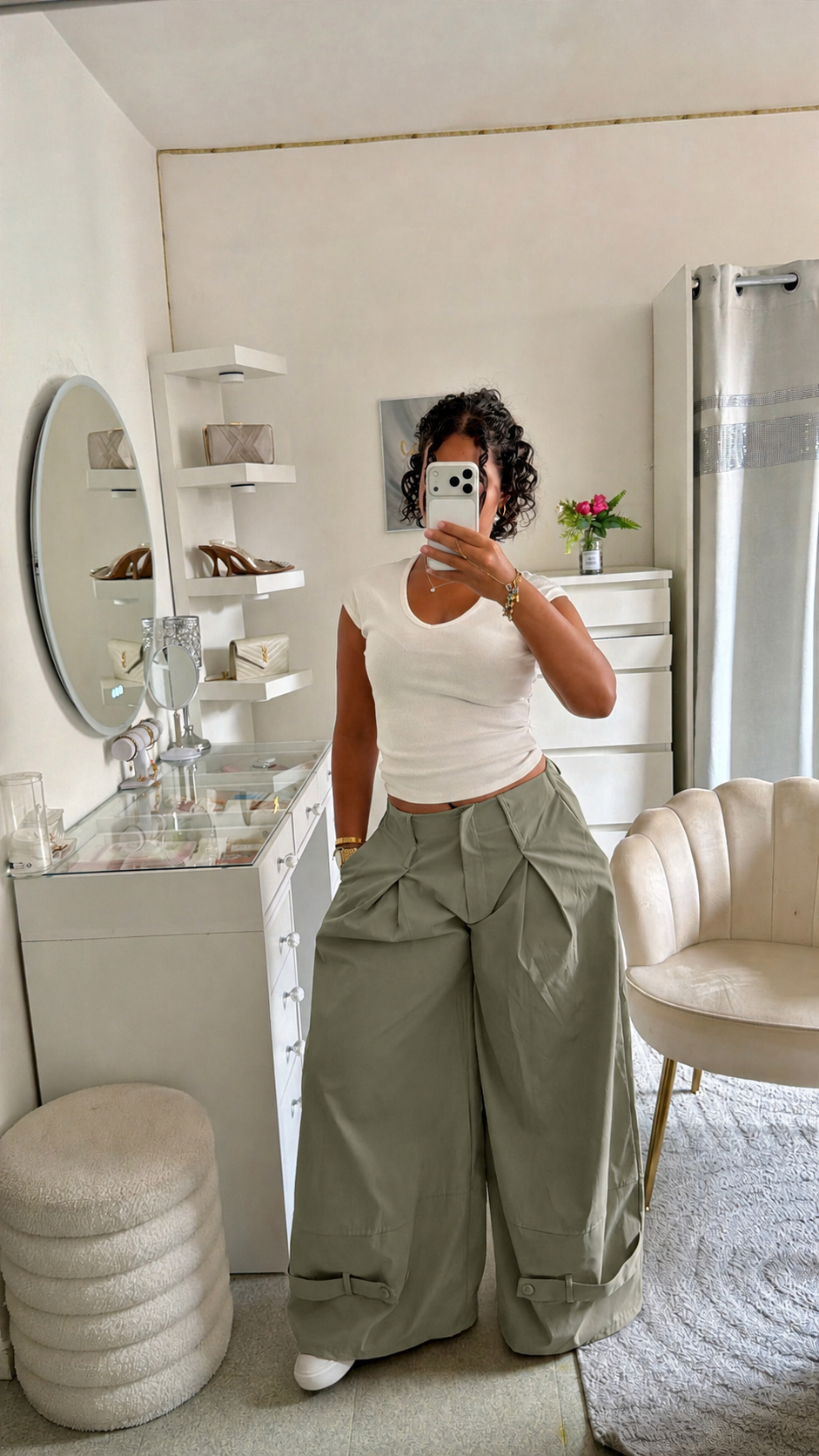Pantalon Rawan en vert
