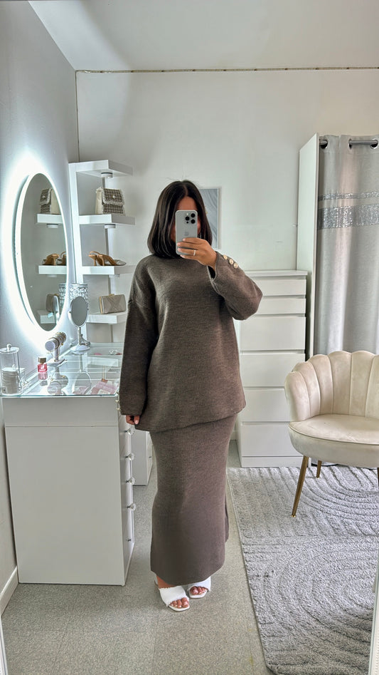 Ensemble Faiza taupe