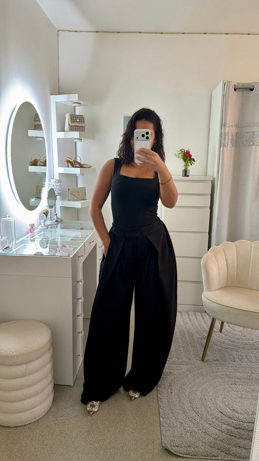 Pantalon sélène noir