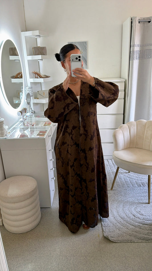 Kimono Camille en marron
