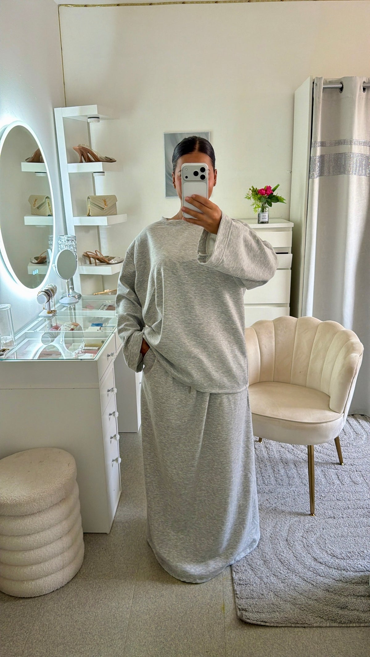 Ensemble Léonie en gris