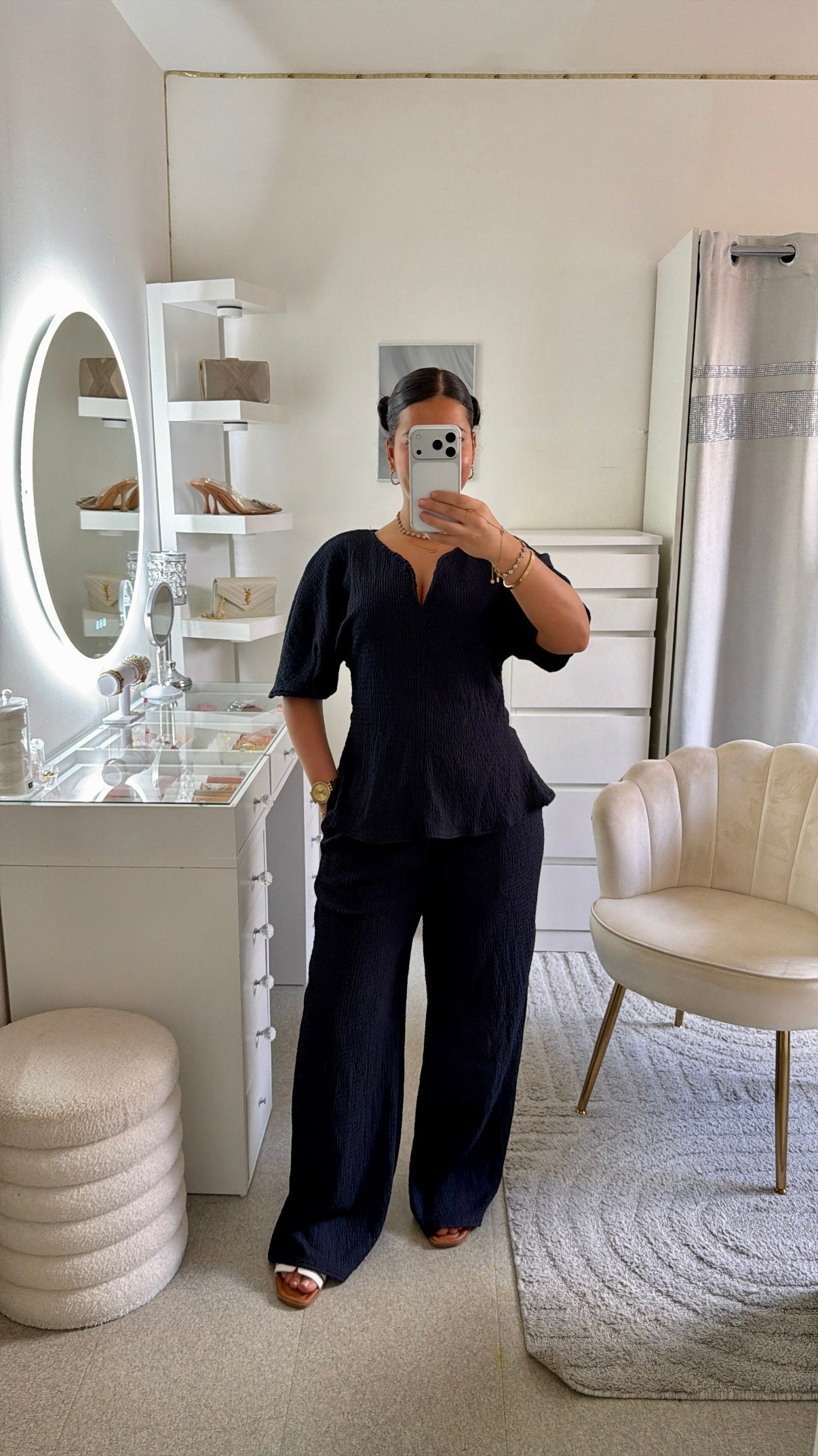 Ensemble Aïcha en bleu marine