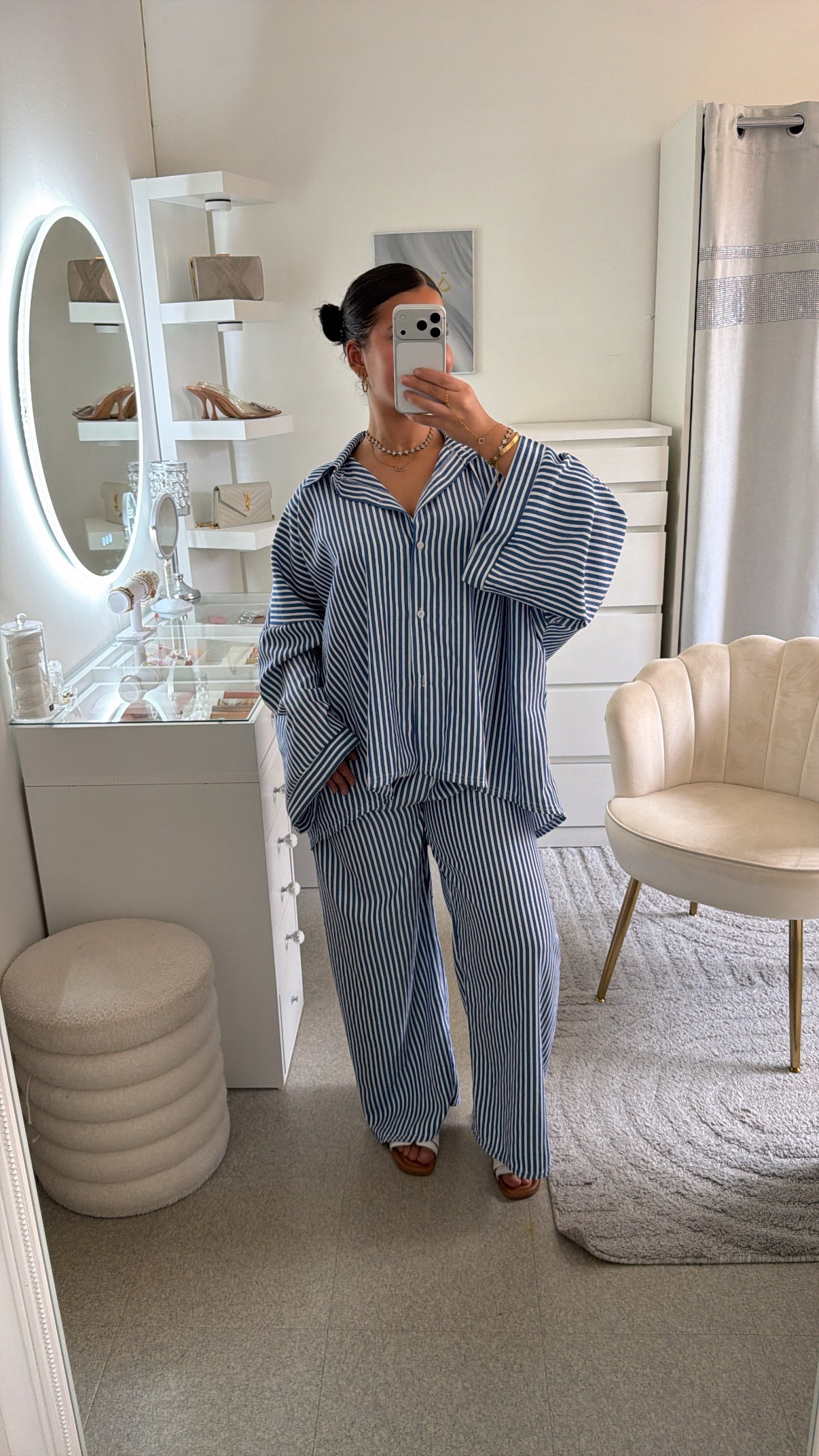 Ensemble Noussa bleu