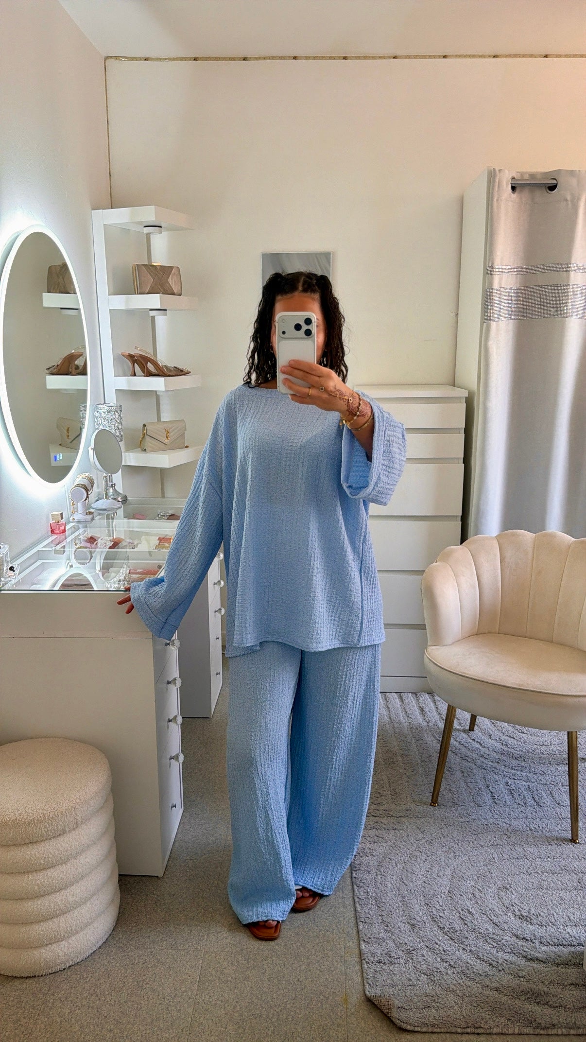 Ensemble Dalila bleu