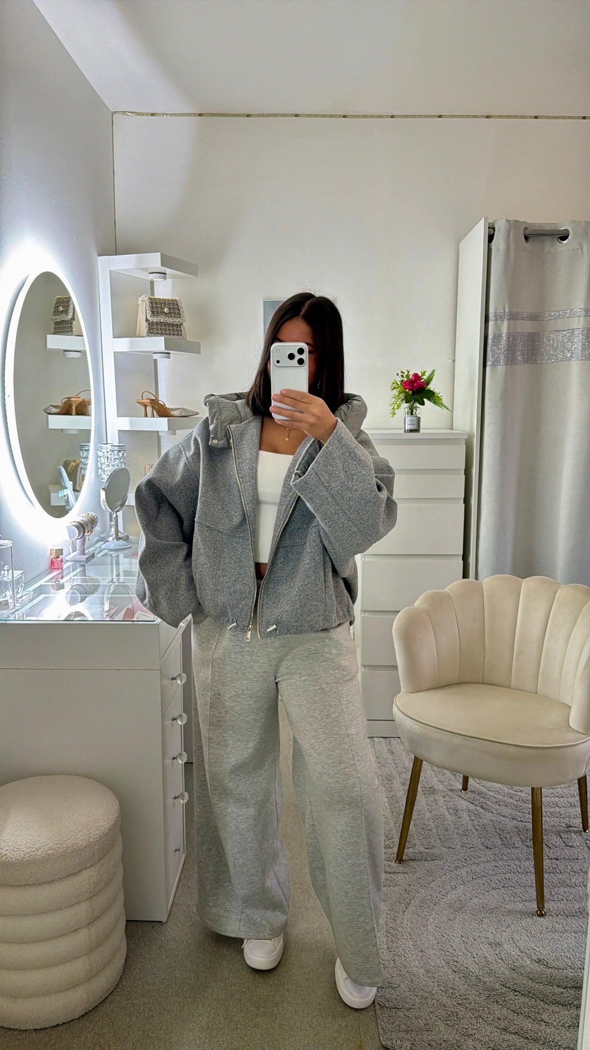 Gros gilet Maddy gris