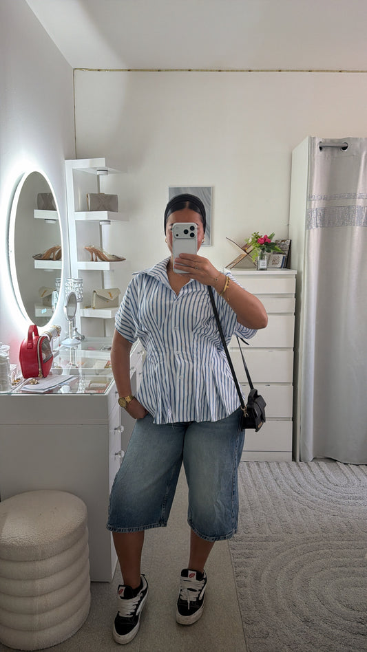 Chemise Loriane bleu