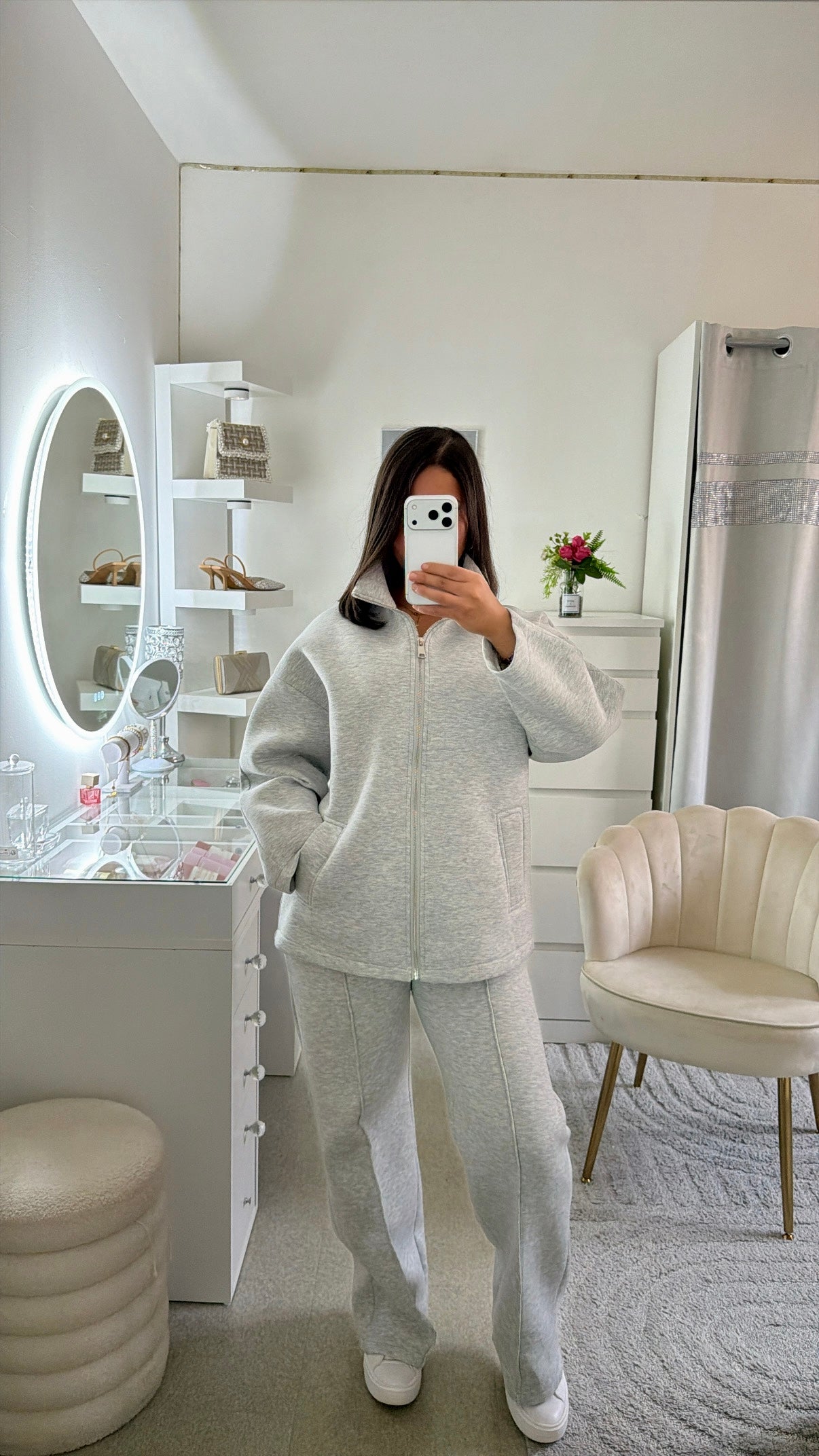 Ensemble Léane gris