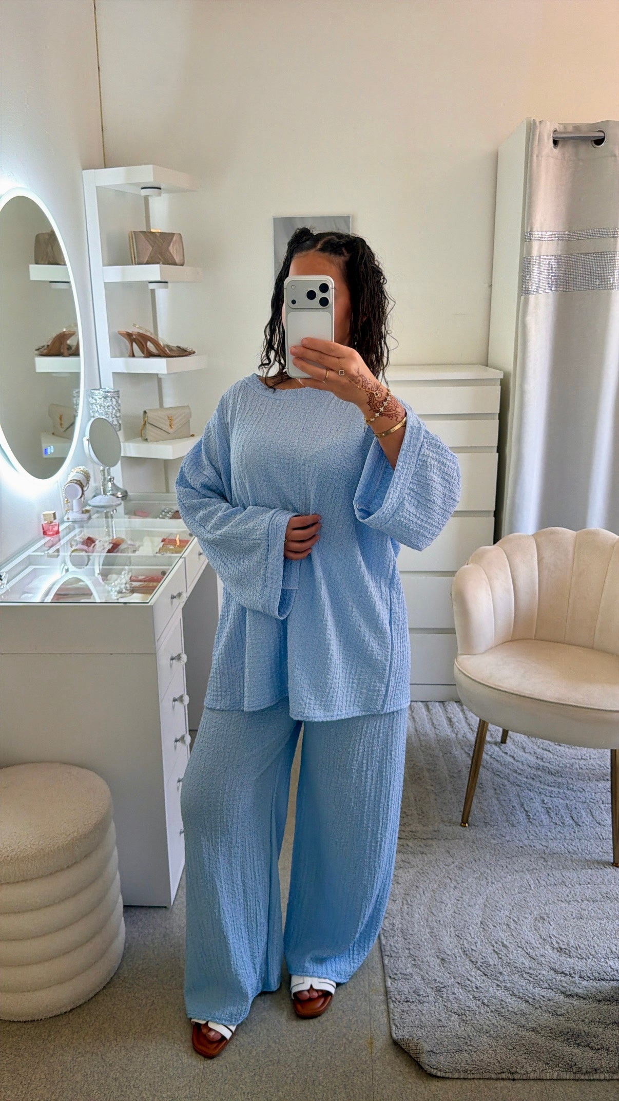 Ensemble Dalila bleu