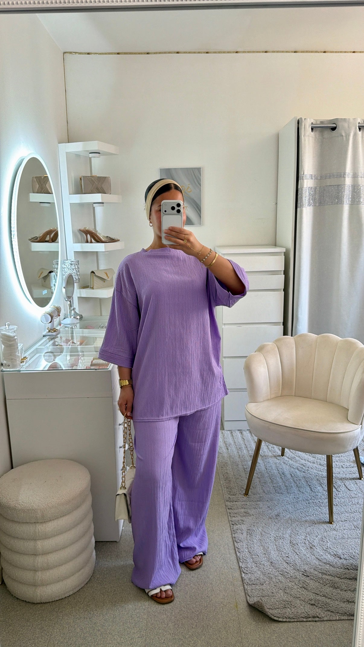 Ensemble t shirt lilas