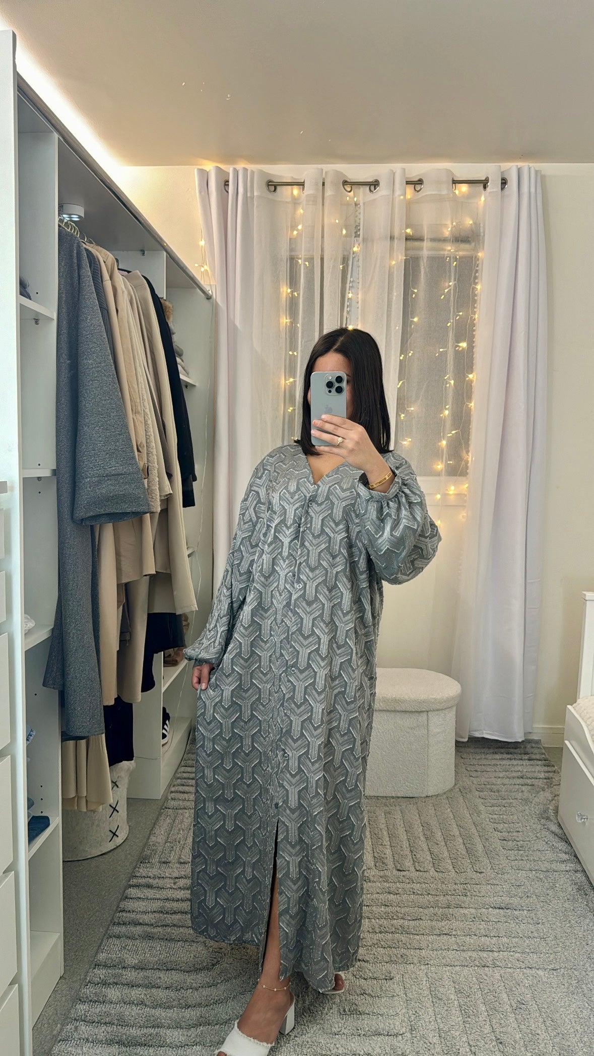 Robe Laura gris