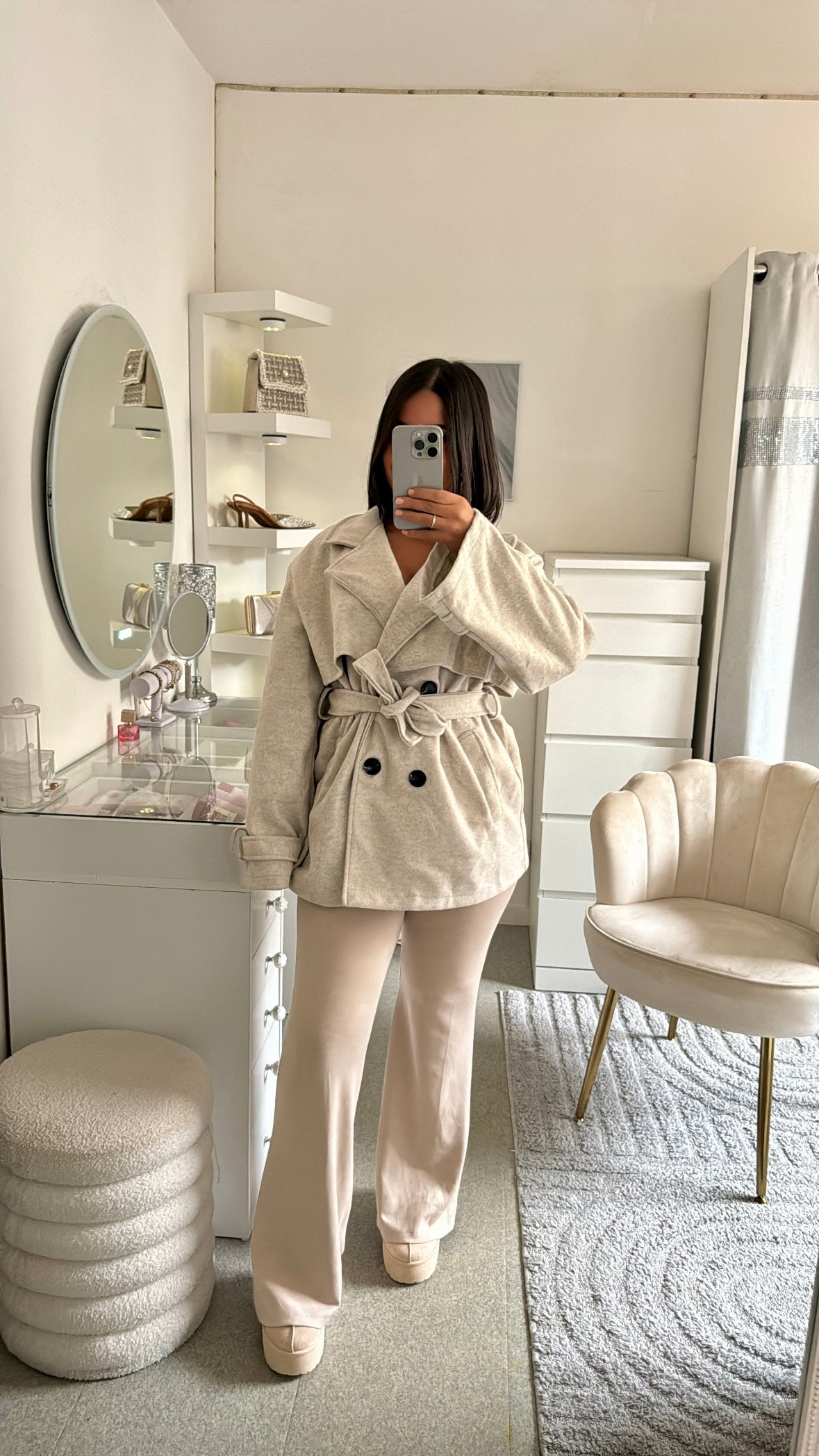 Manteau Oriane beige