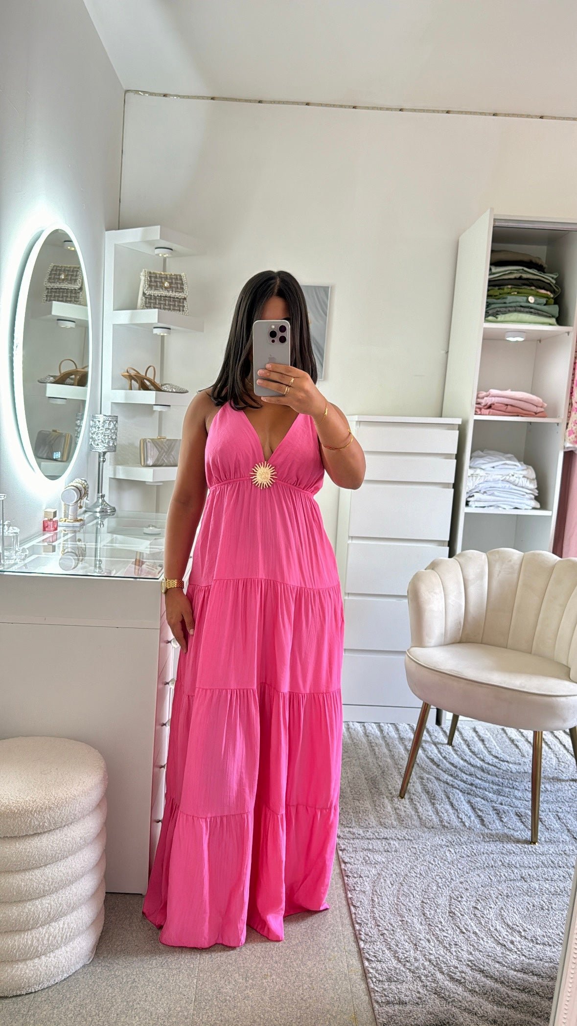 Robe Lilia rose