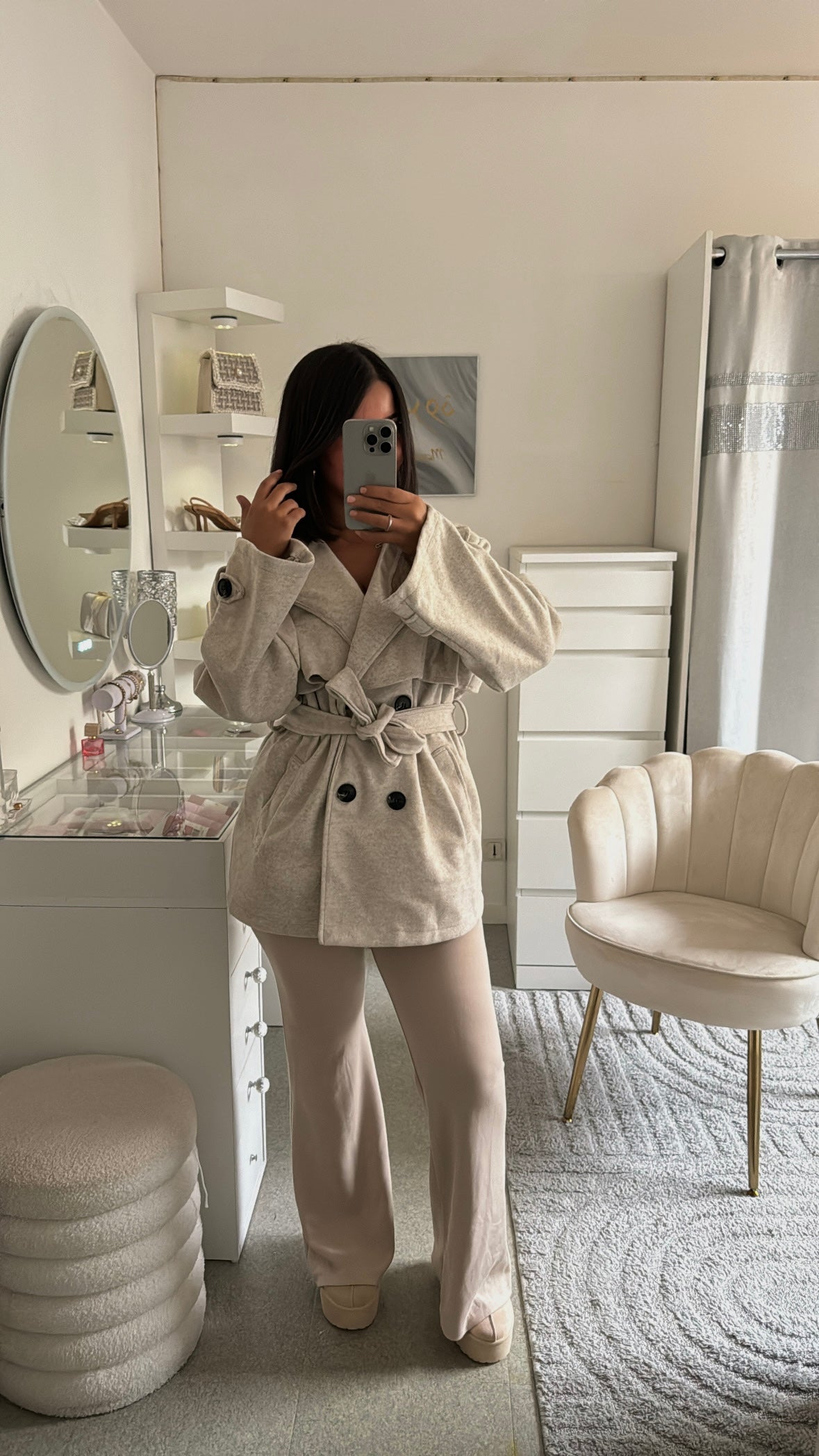 Manteau Oriane beige