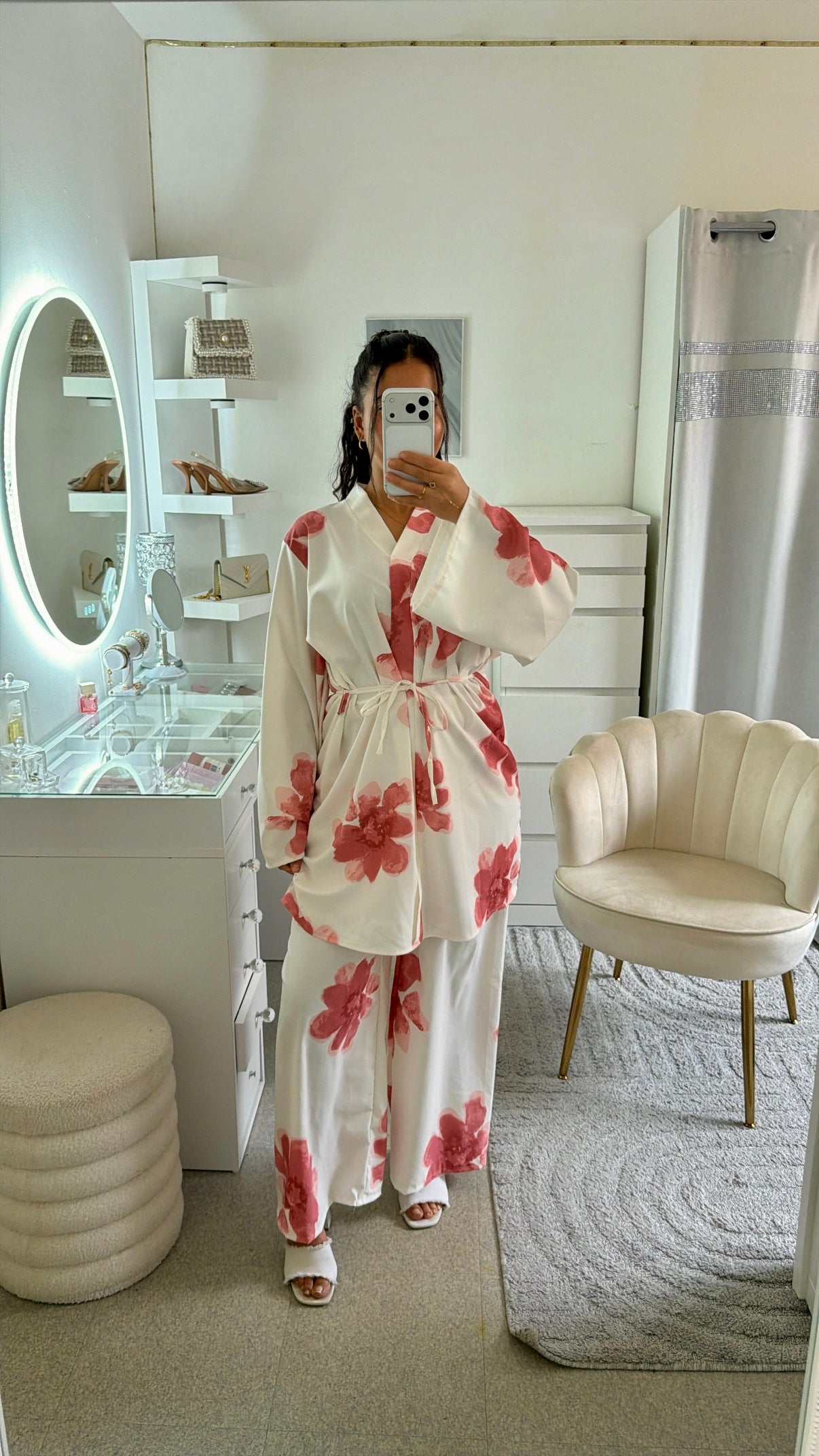 Ensemble Naïri rose