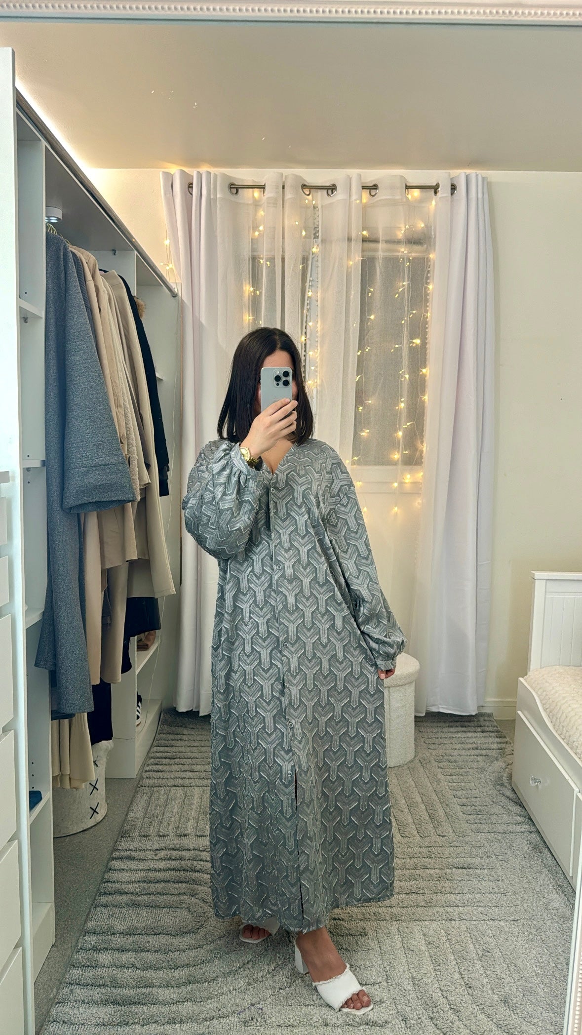 Robe Laura gris