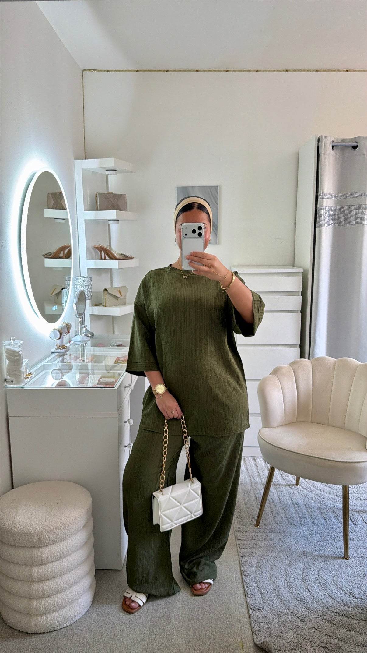 Ensemble t shirt Leïla vert