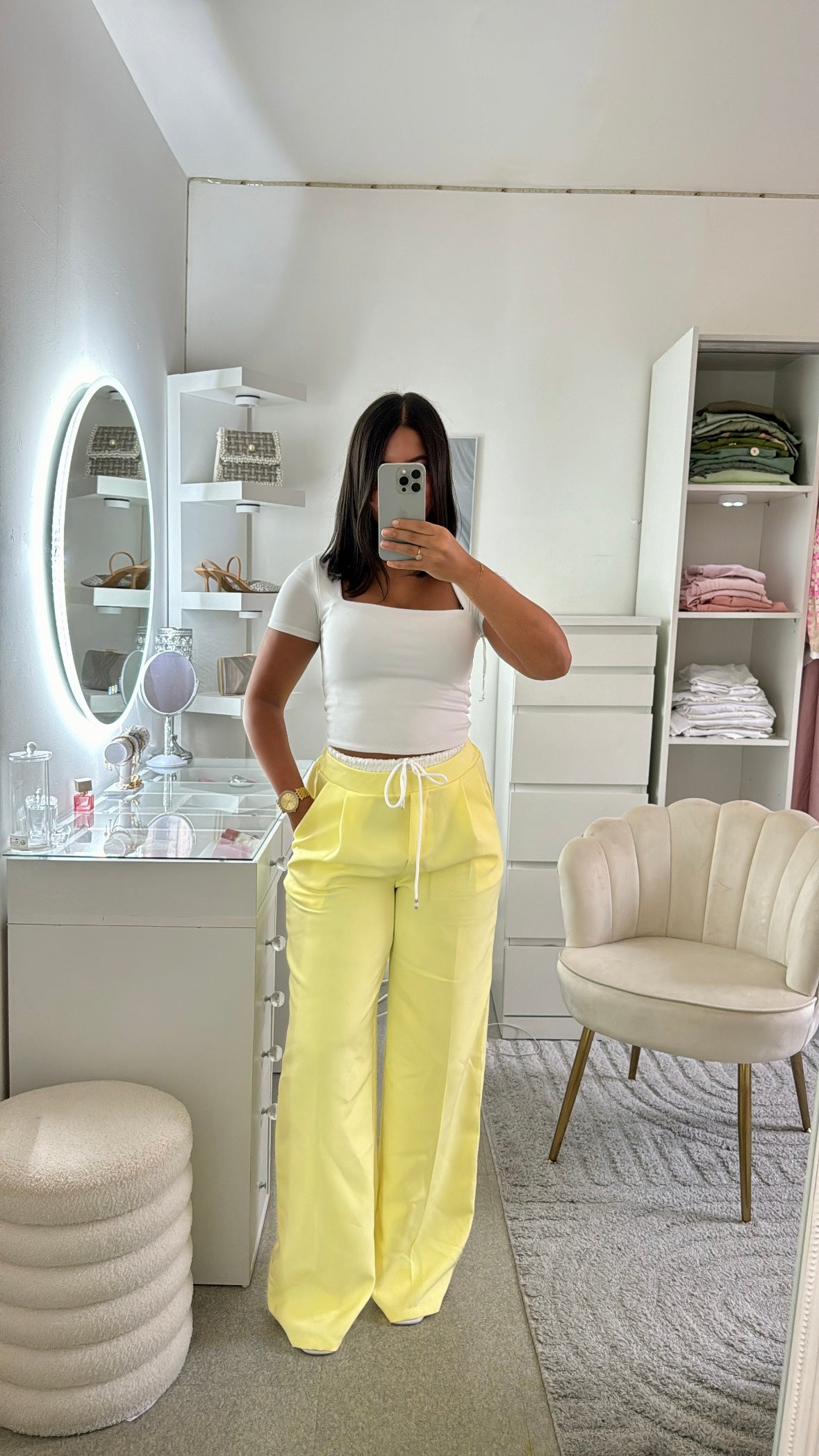 Pantalon Najla jaune