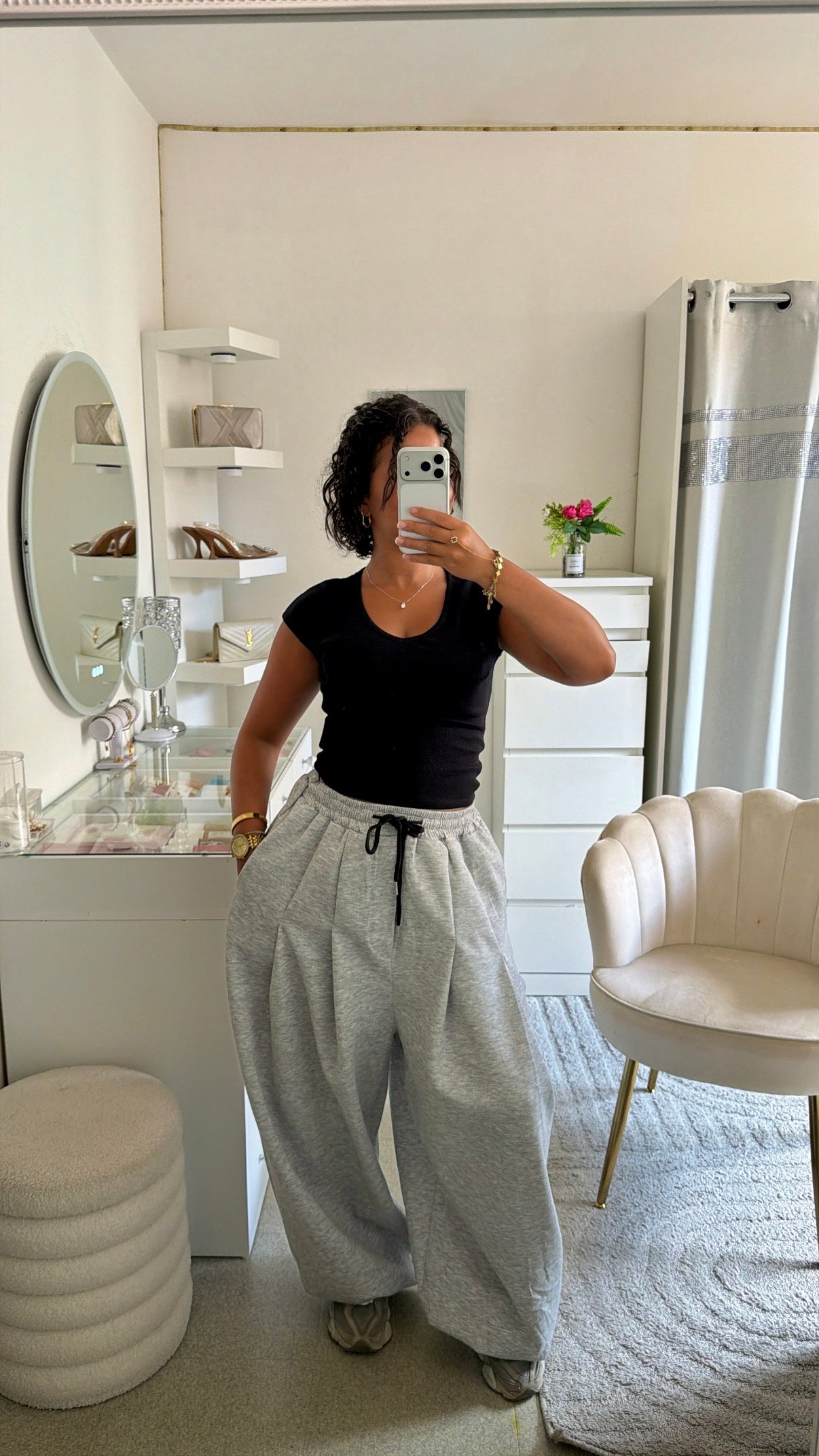 Jogging Carmen en gris