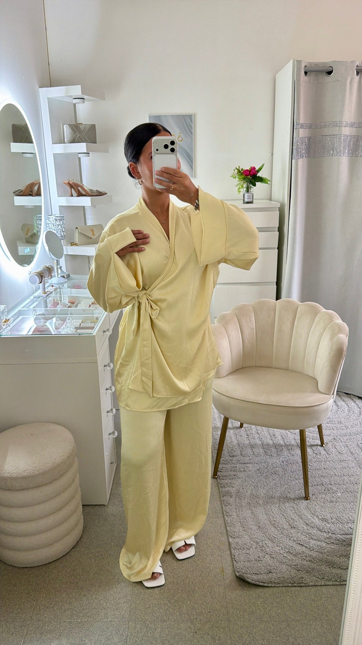 Ensemble Nabila en jaune