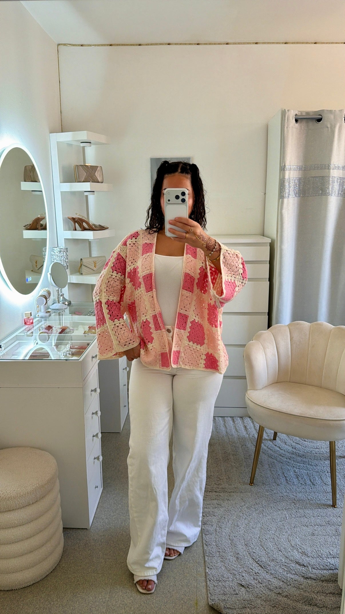 Cardigan Soumaya rose