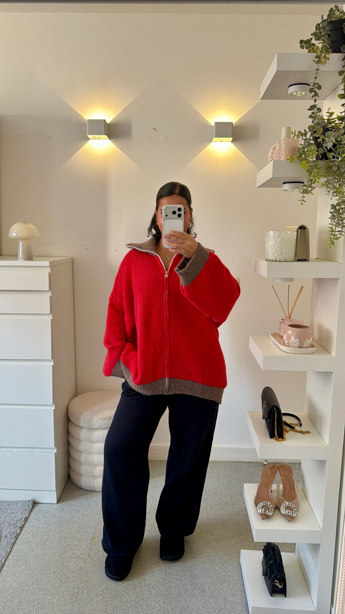 Gilet Lemya en rouge
