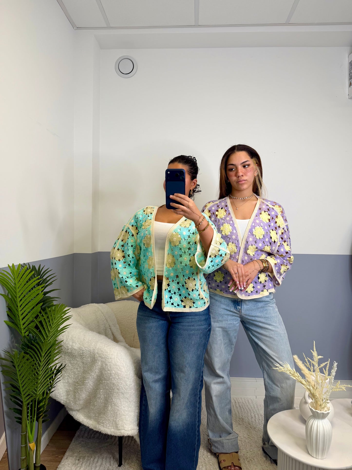 Cardigan Flora violet