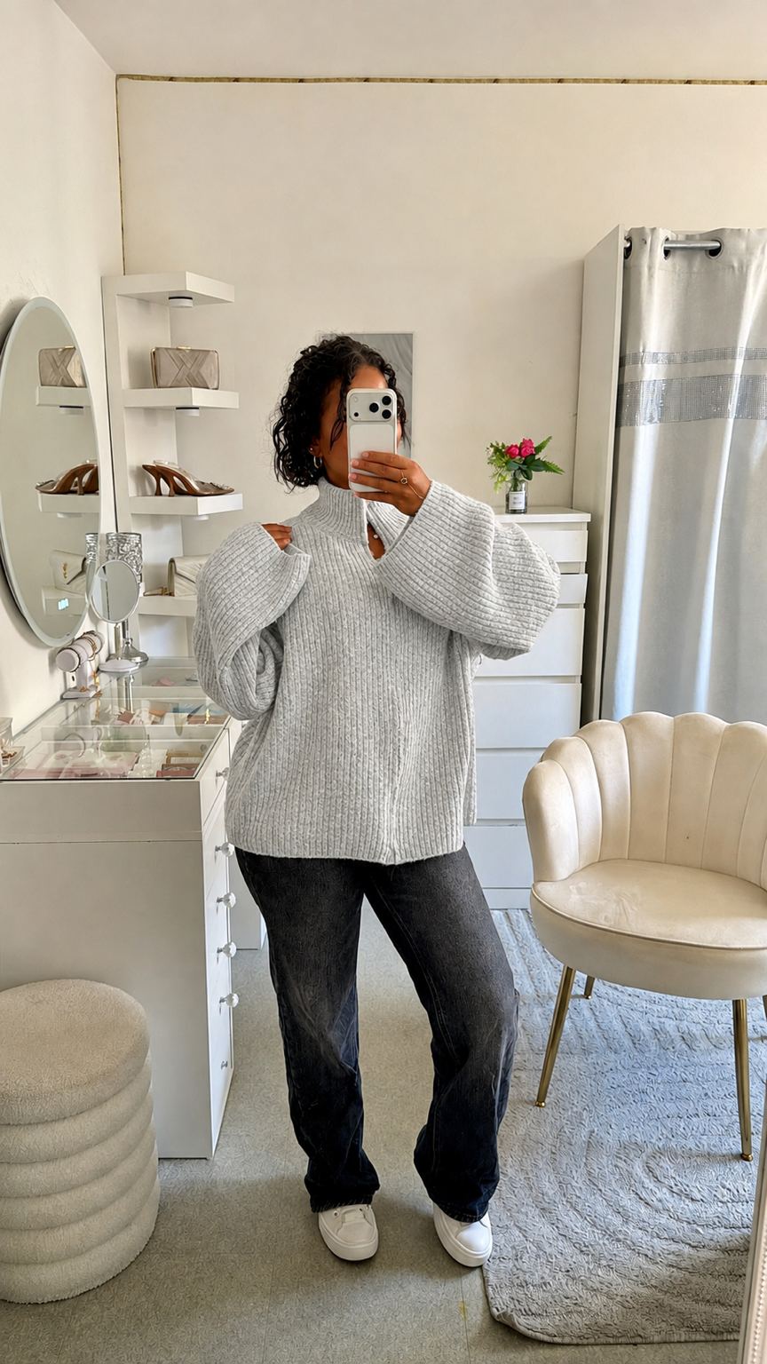 Gilet Layla en gris