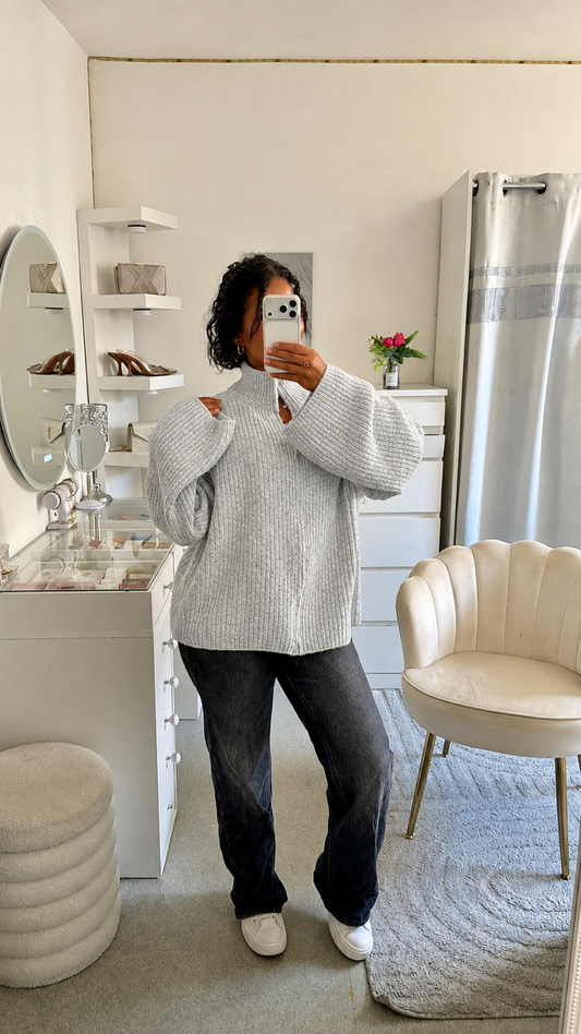 Gilet Layla en gris