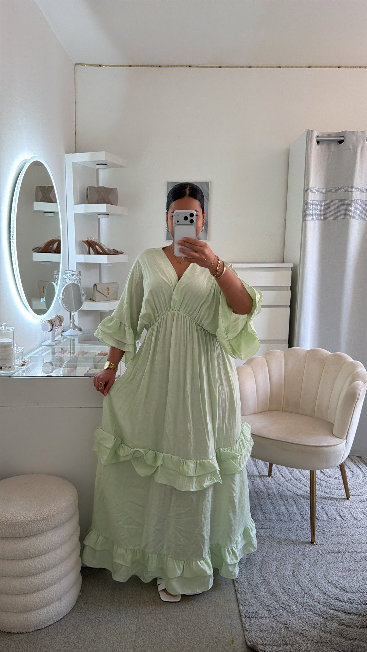 Robe Maissa en vert