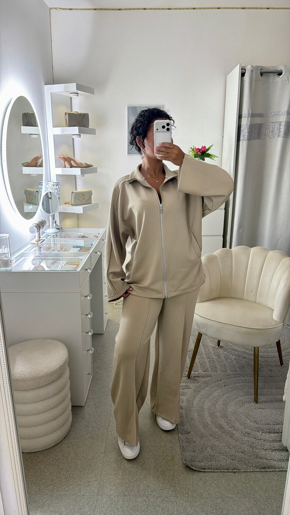 Ensemble Nesma en beige