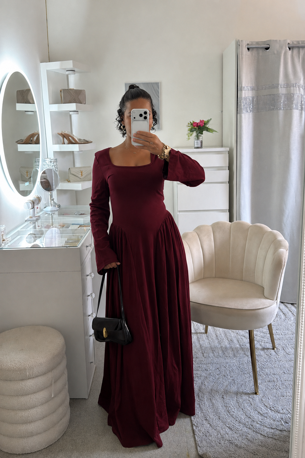 Robe Sassou bordeau