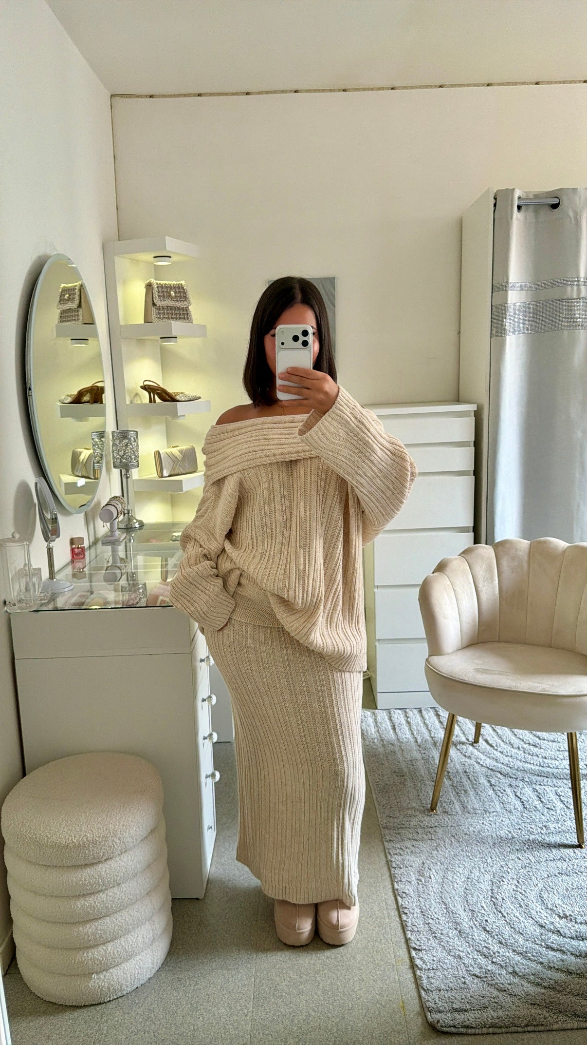 Ensemble Asma beige
