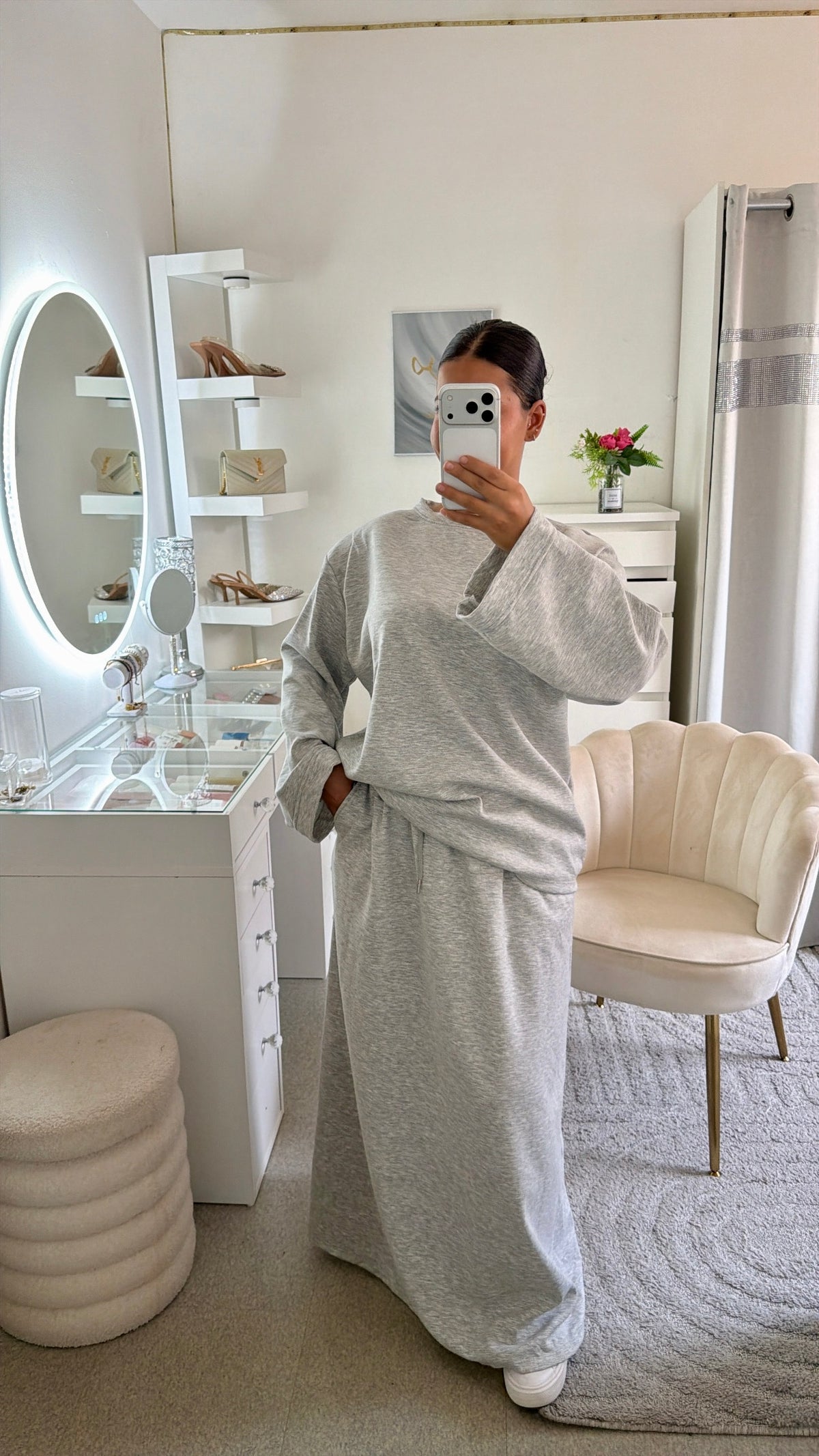 Ensemble Léonie en gris
