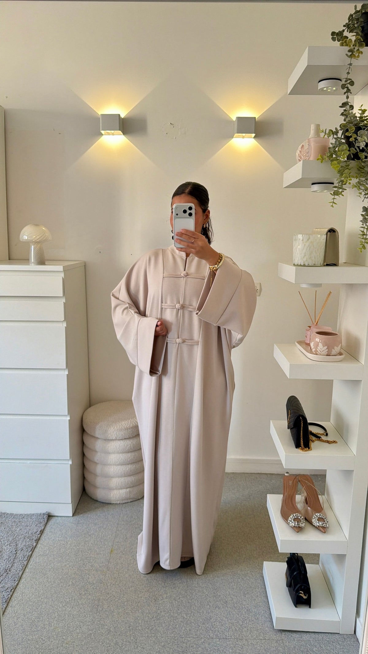 Robe Hena en beige