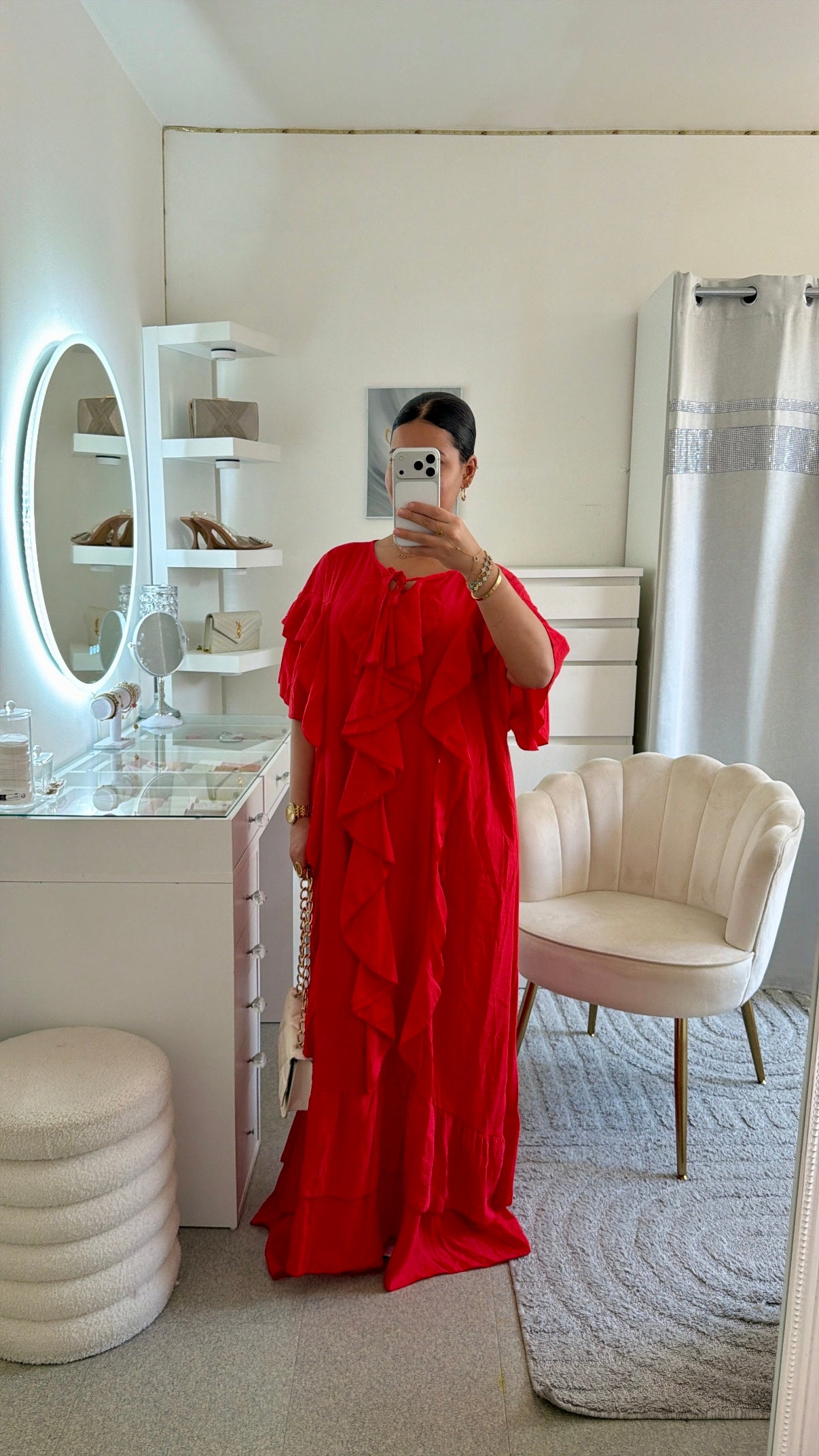 Robe Aida en rouge