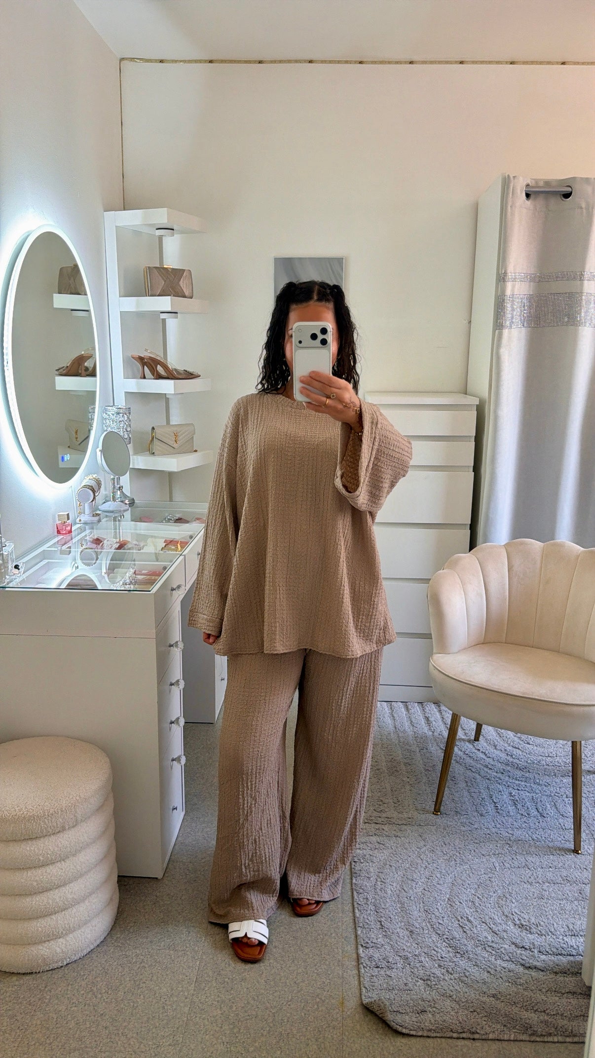 Ensemble Dalila en taupe