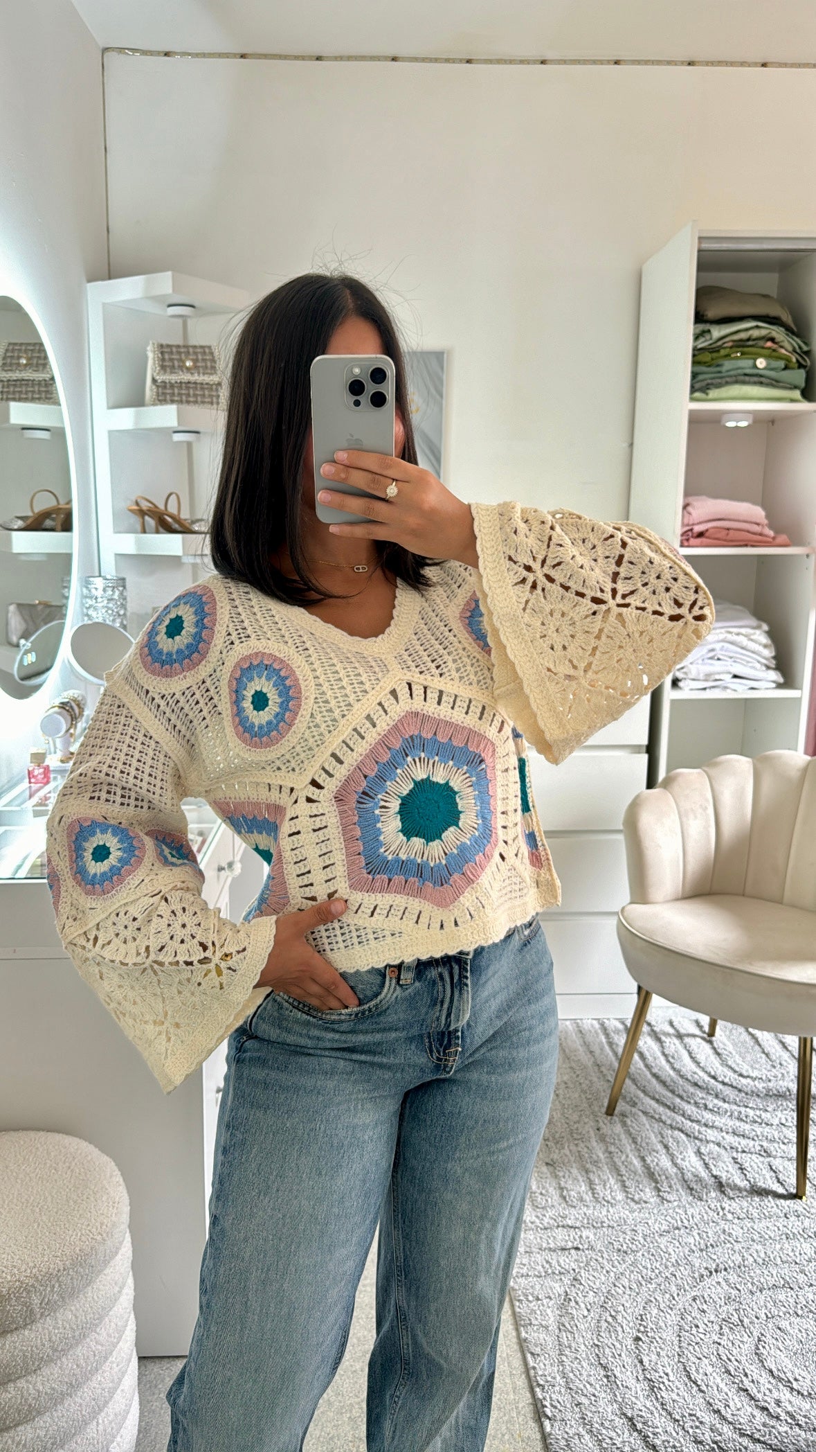 Pull crochet Elise
