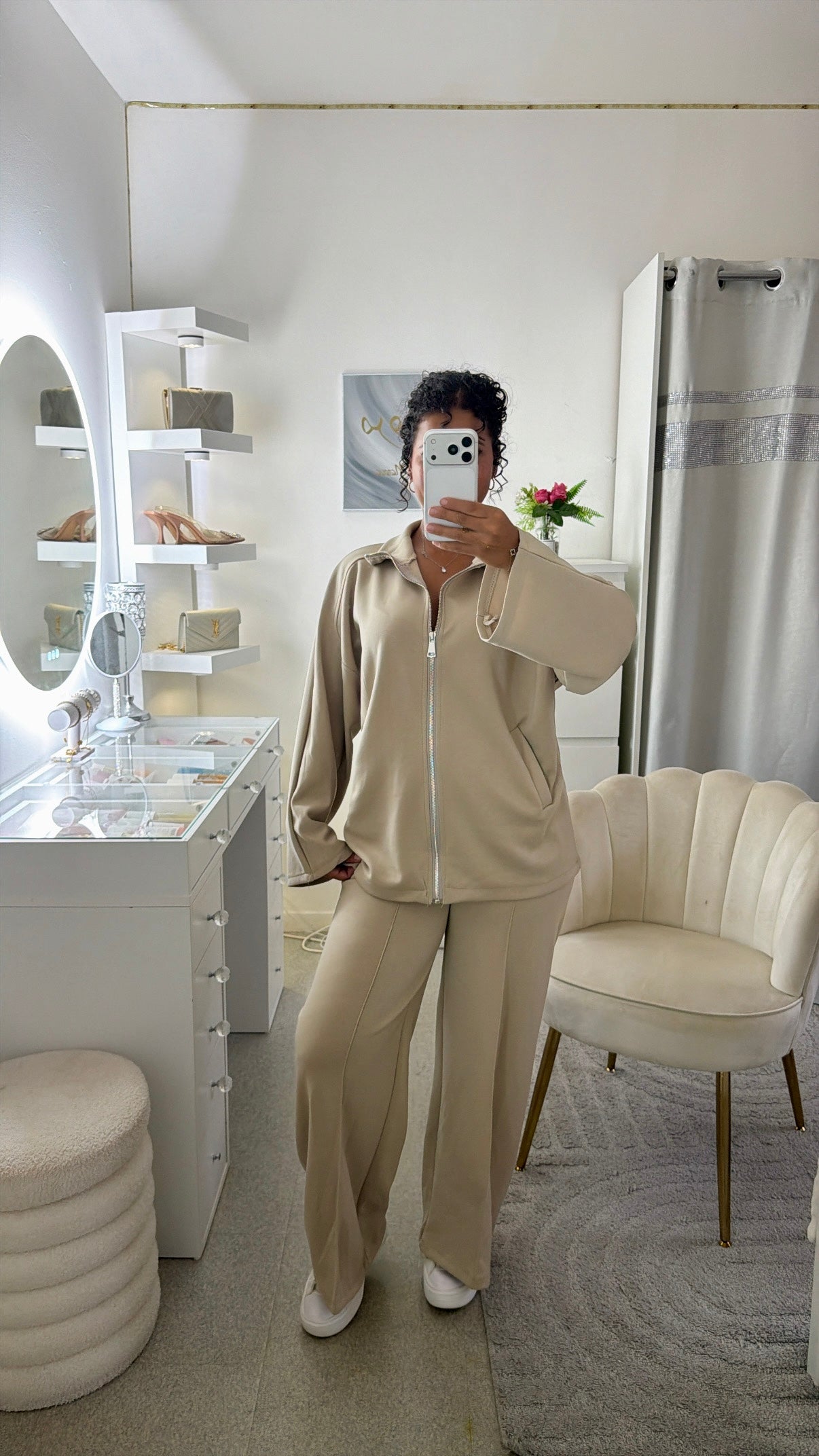 Ensemble Nesma en beige