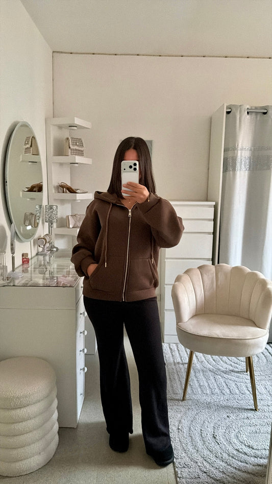 Gilet Nessou en marron