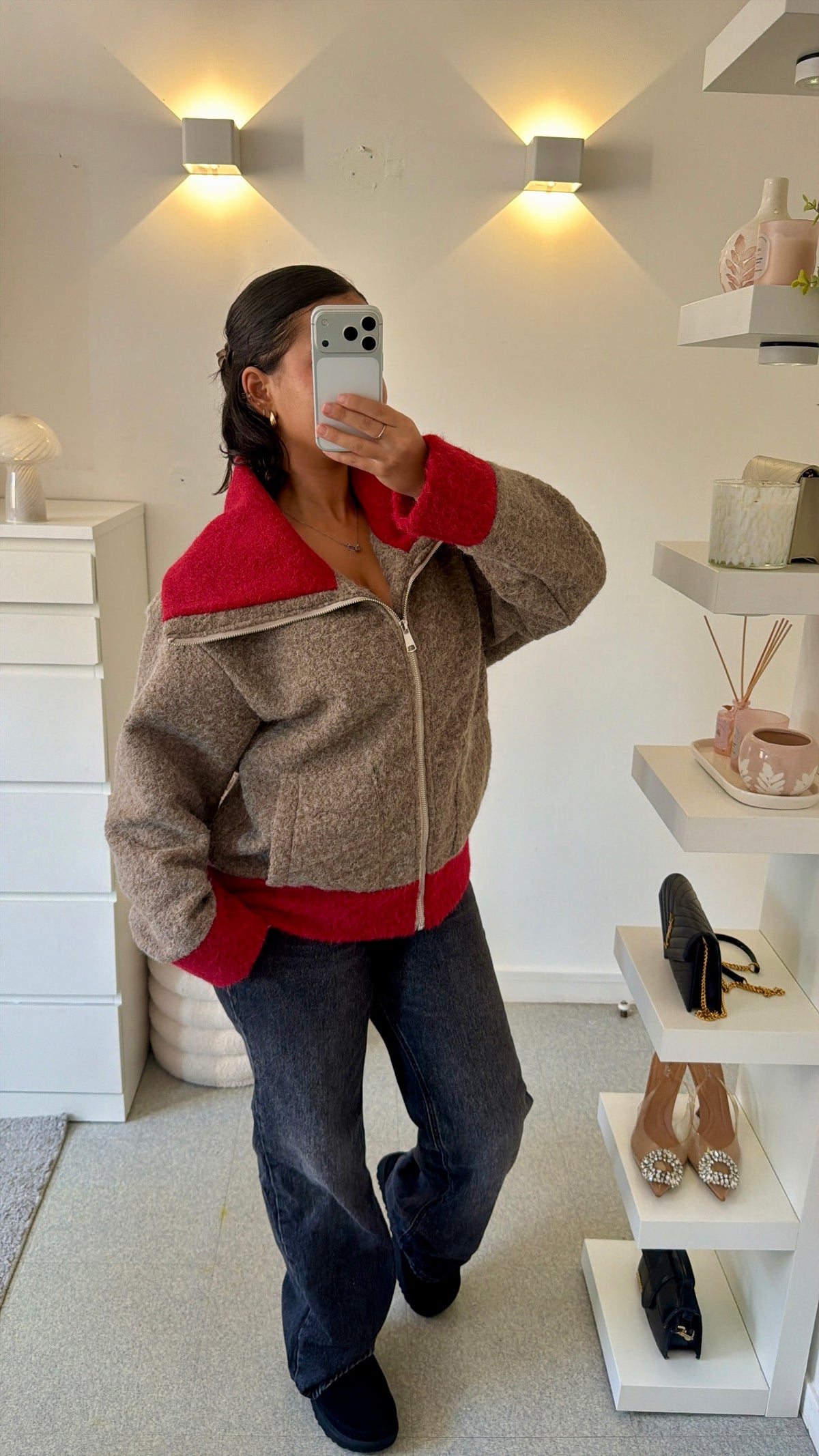 Veste Dehbia en rouge