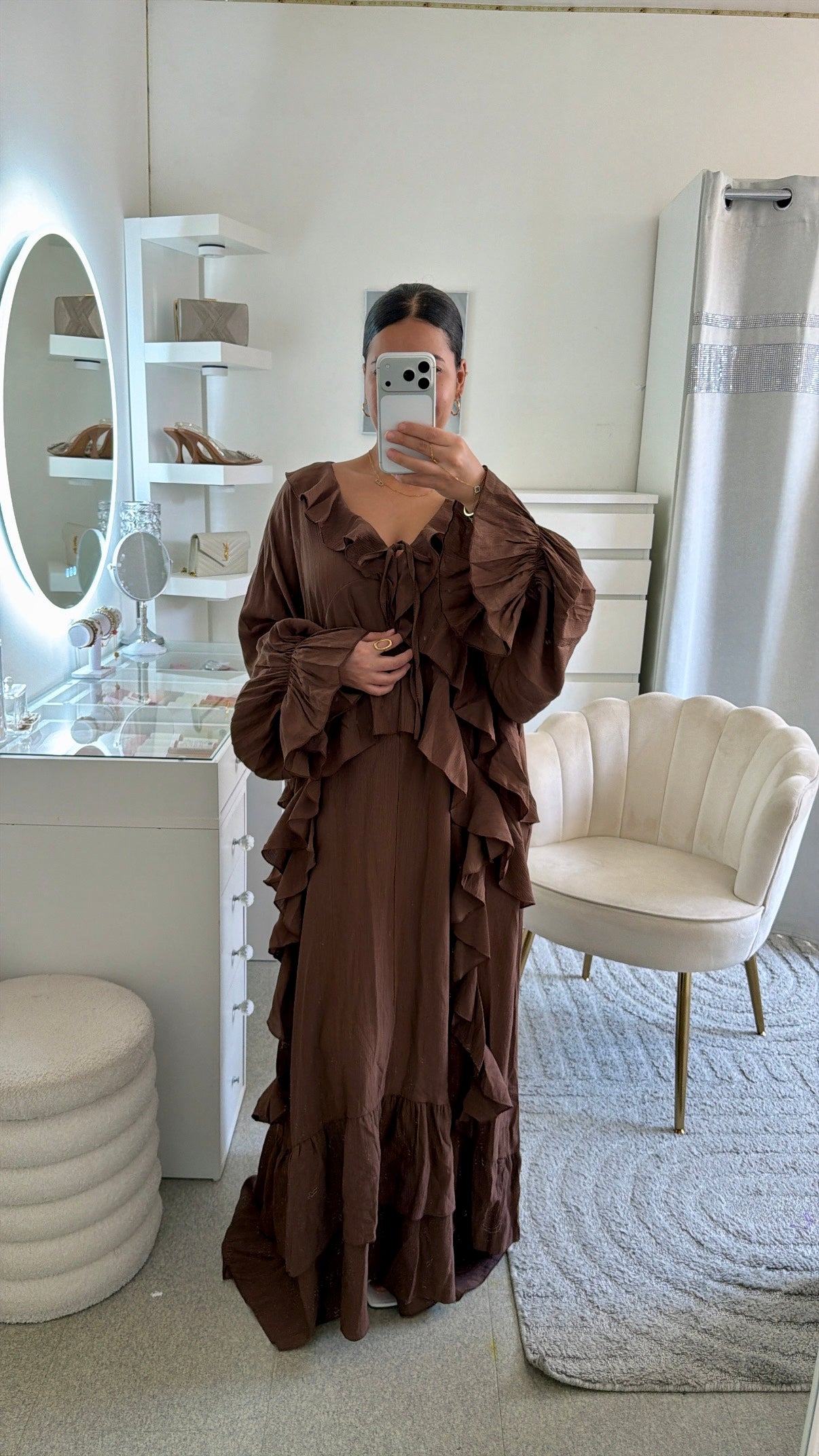 Robe Aida en marron